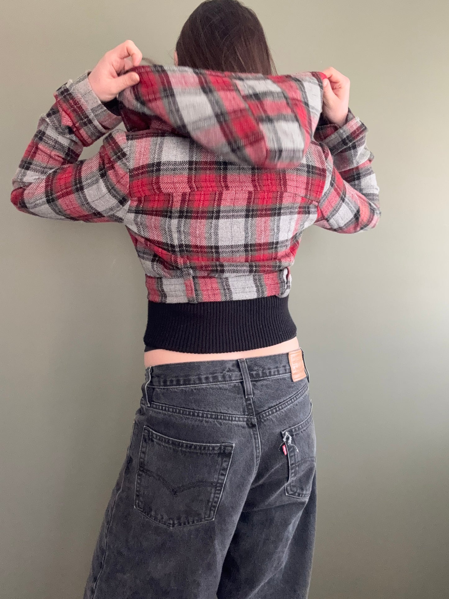 Tartan Hooded Jacket (S)