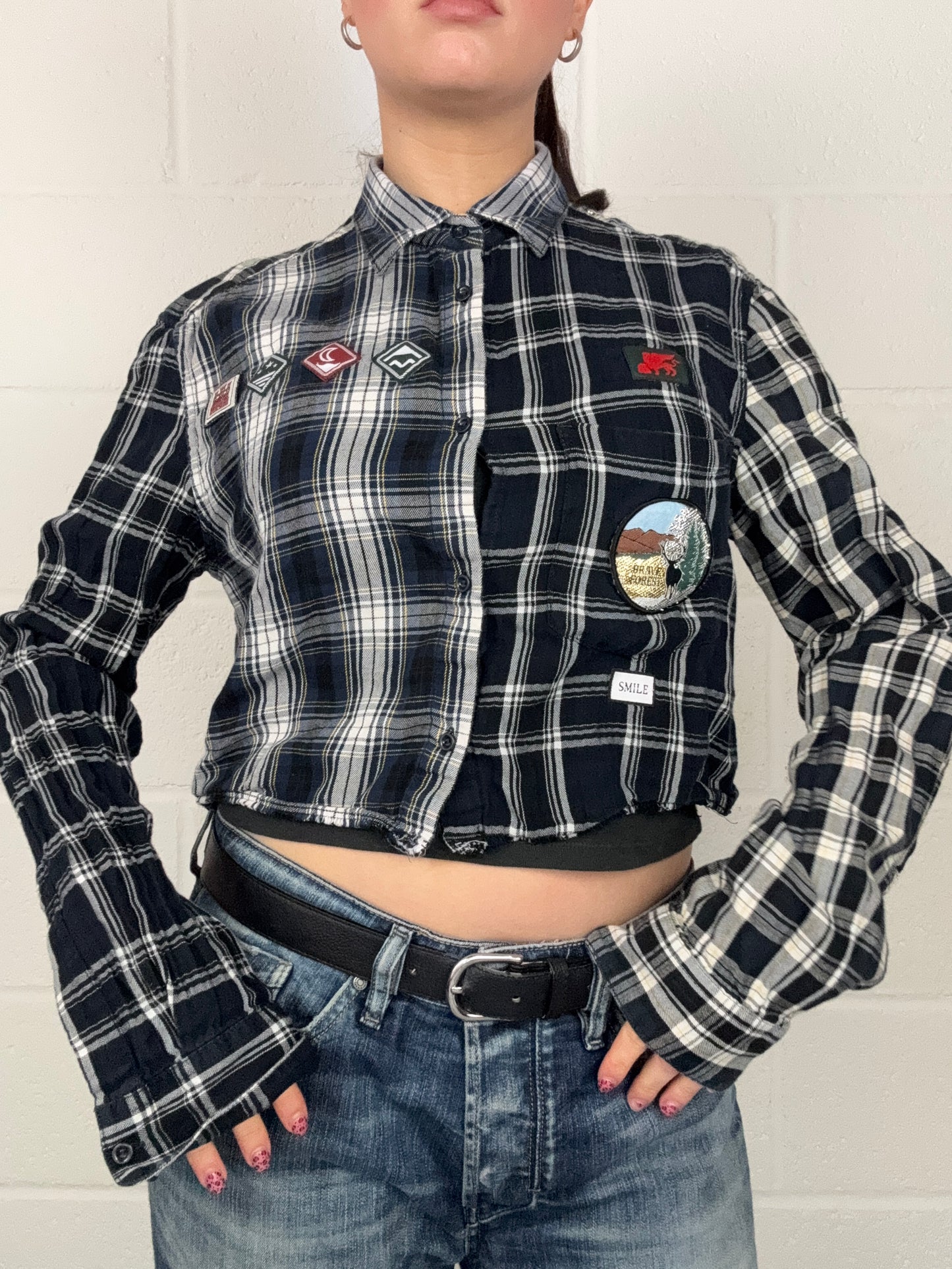 Diesel Cropped Shirt (S)