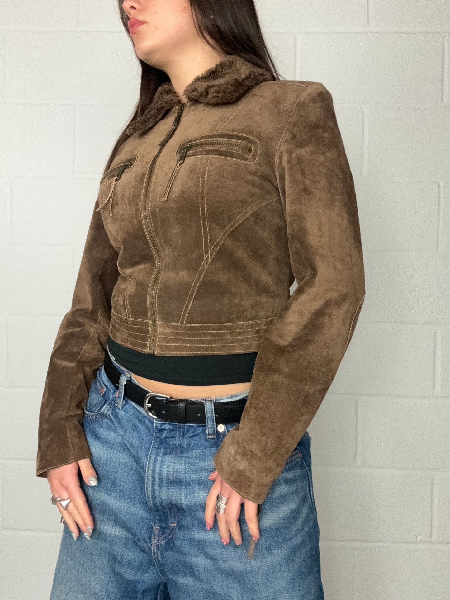 Brown Suede Jacket