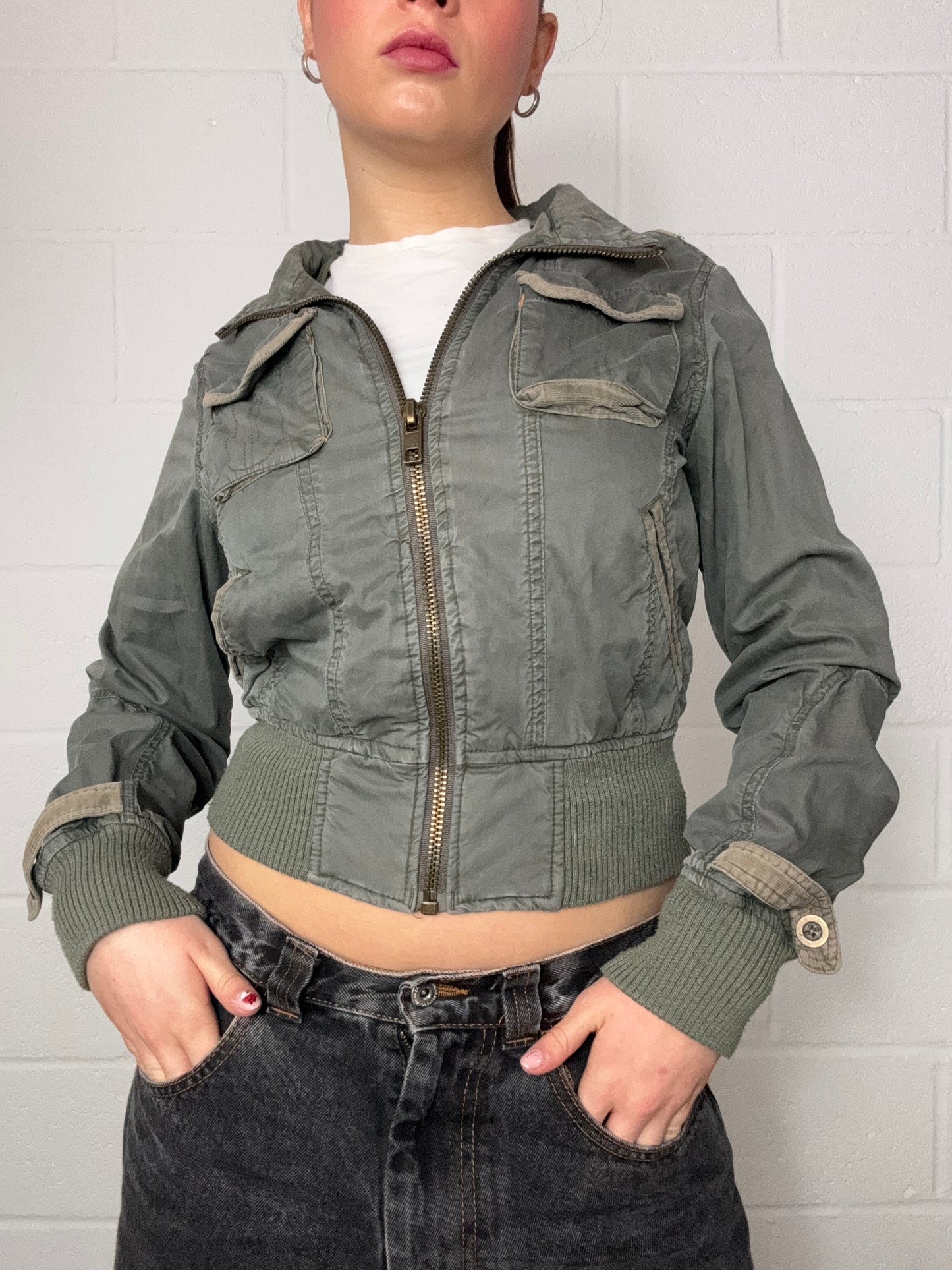 Y2K Cargo Jacket (UK8)