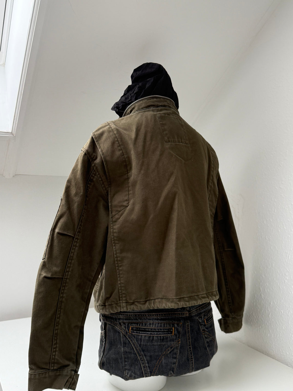 Superdry Khaki Cargo Jacket (UK10)