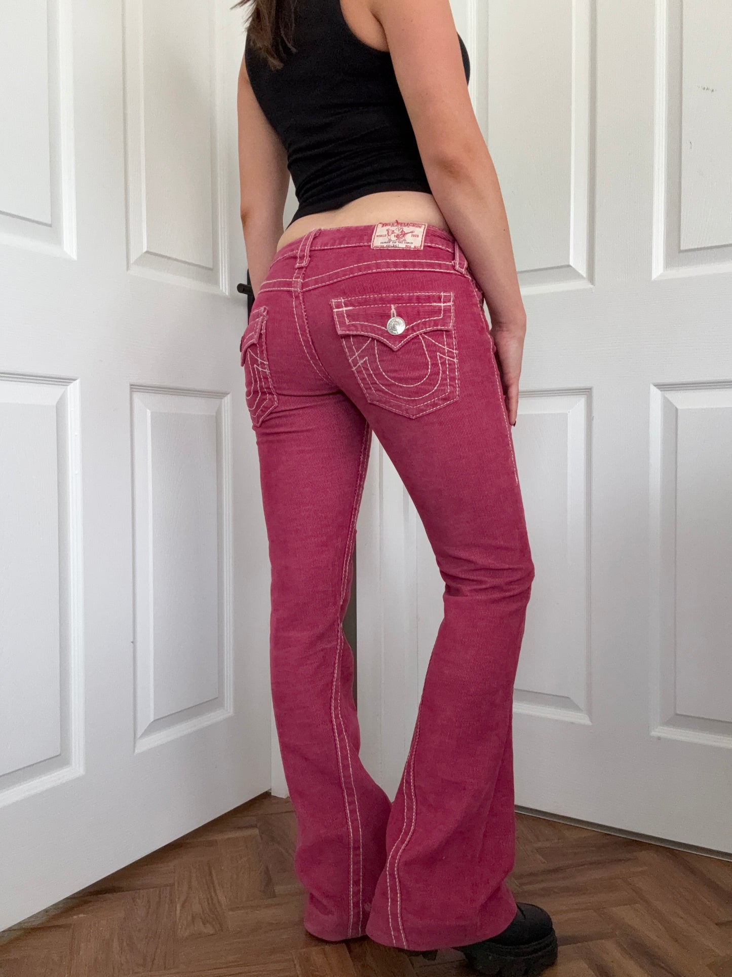 True Religion Pink Corduroy Trouser (27)