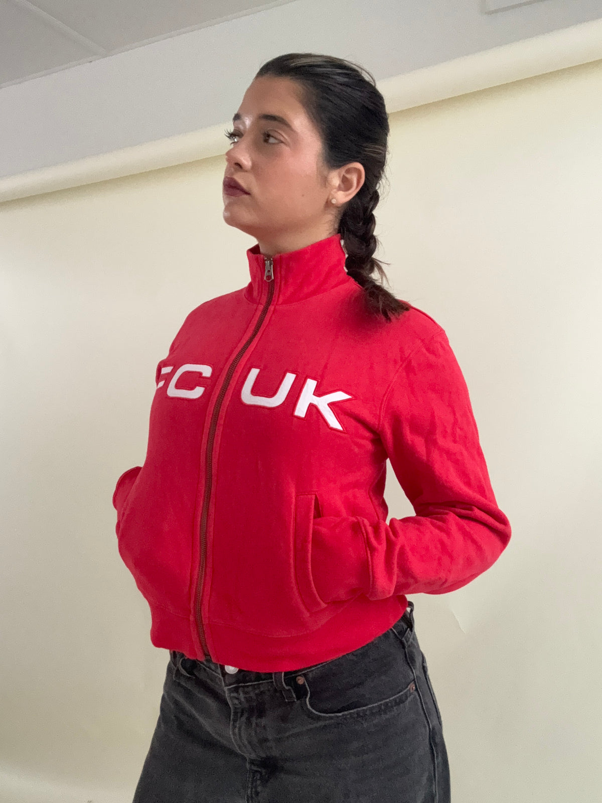 French Connection Zip Jumper (S)