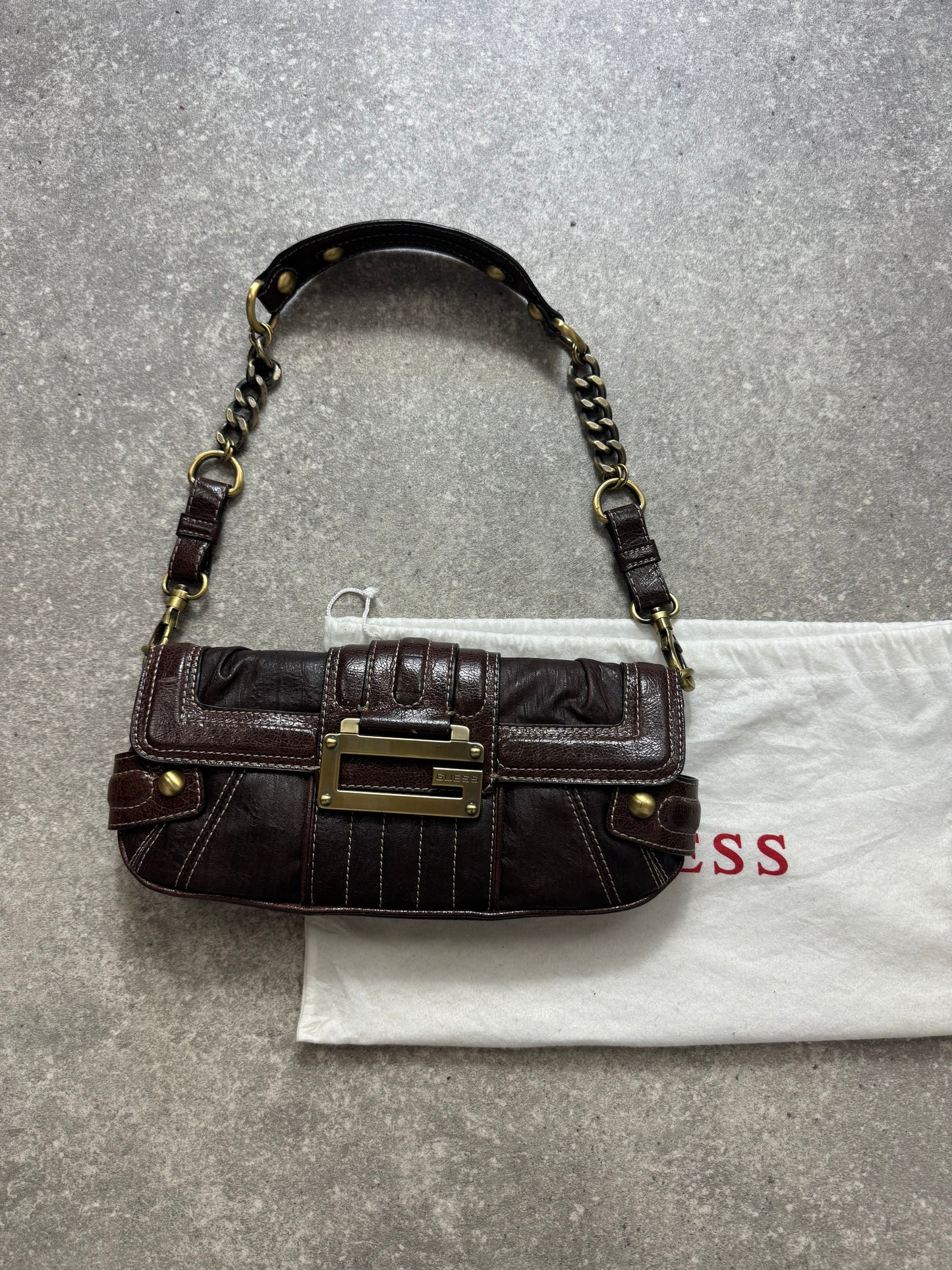 Guess Brown Shoulder Bag