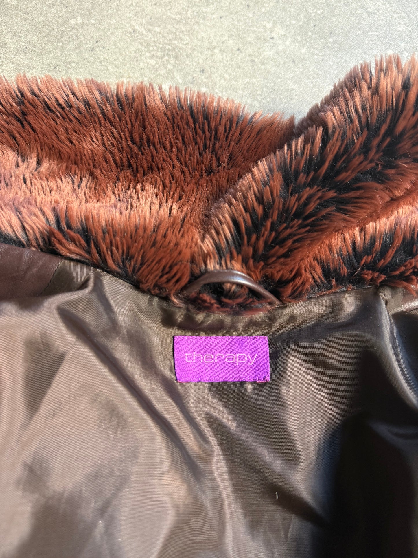 Faux Fur Jacket (UK12)