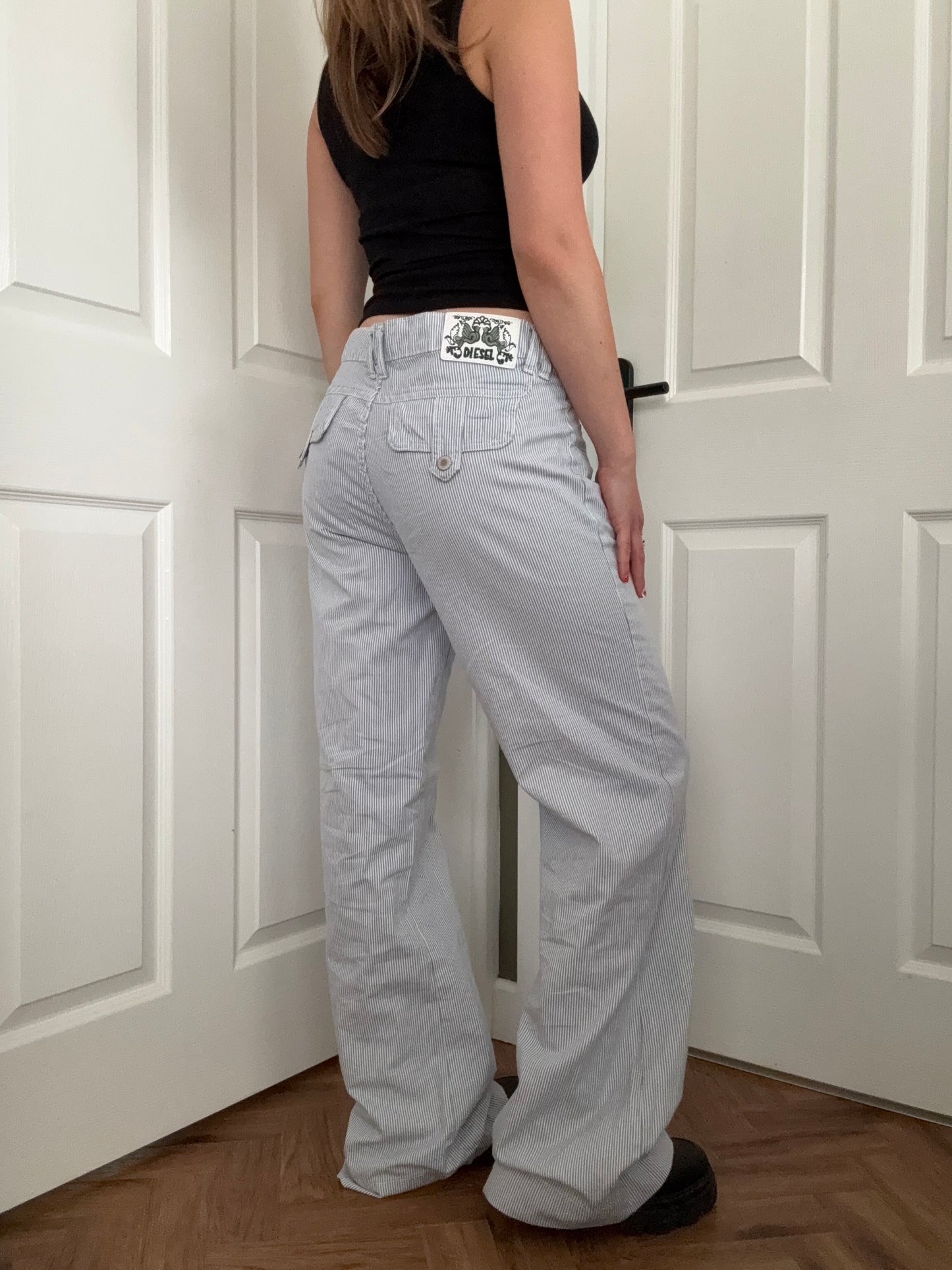 Diesel Cotton Pinstripe Trouser (32R)