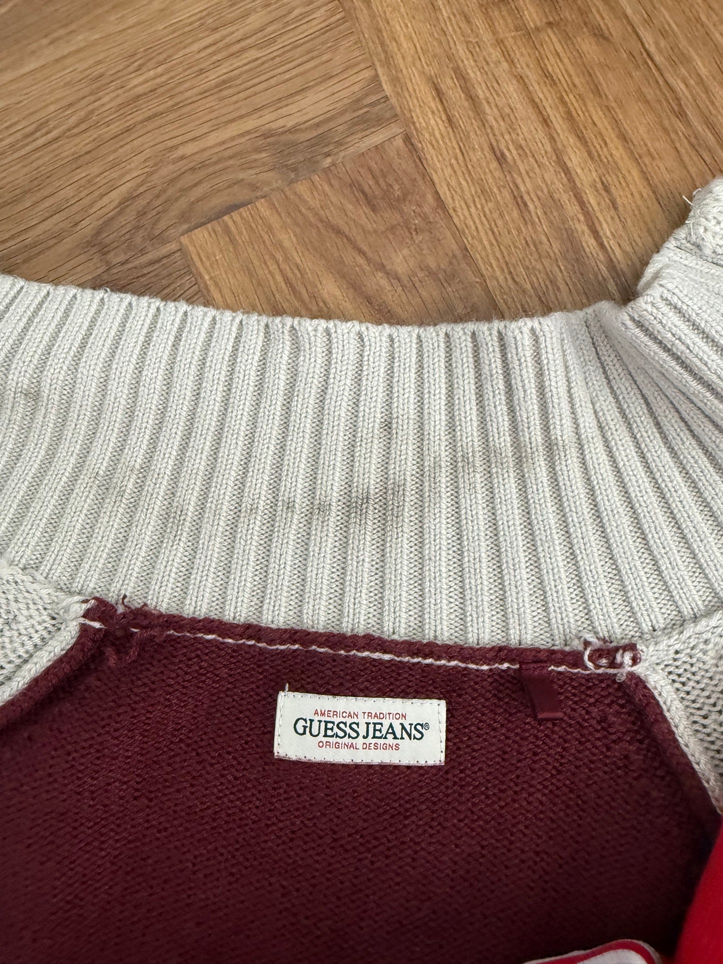 Guess Knit Zip Jumper (M)
