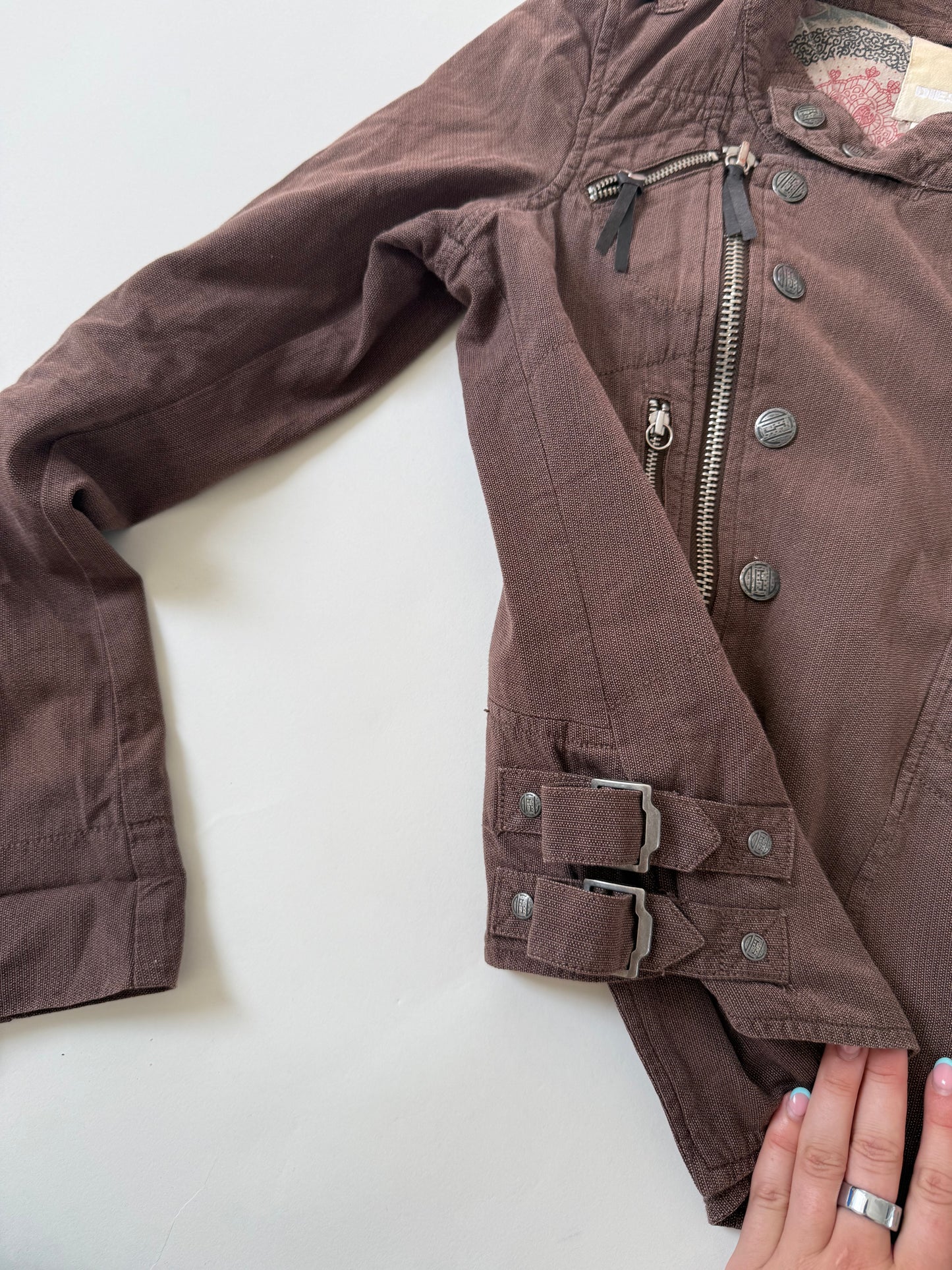Diesel Asymmetric Buckle Jacket (S)
