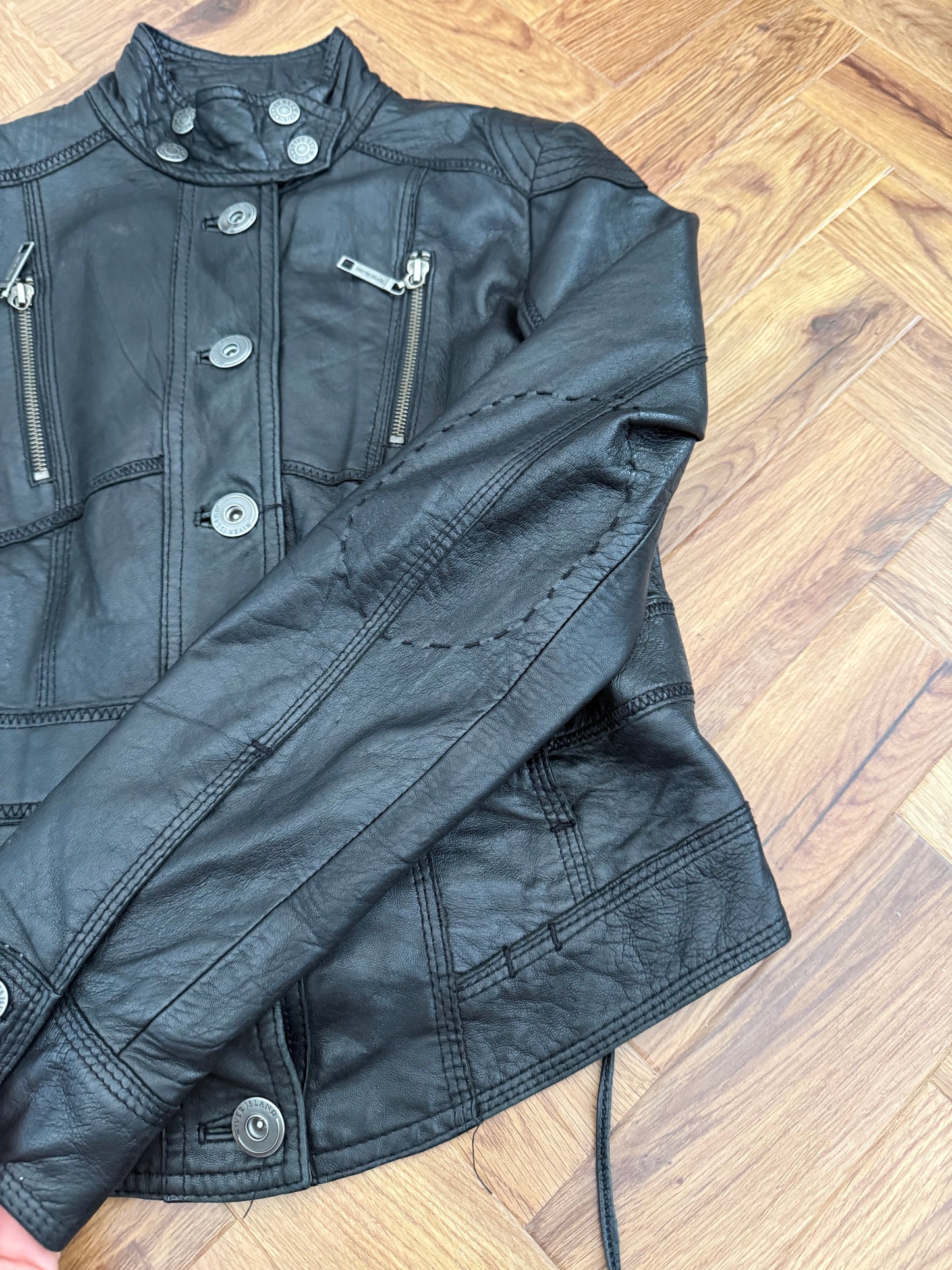 Leather Corset Jacket (UK12)