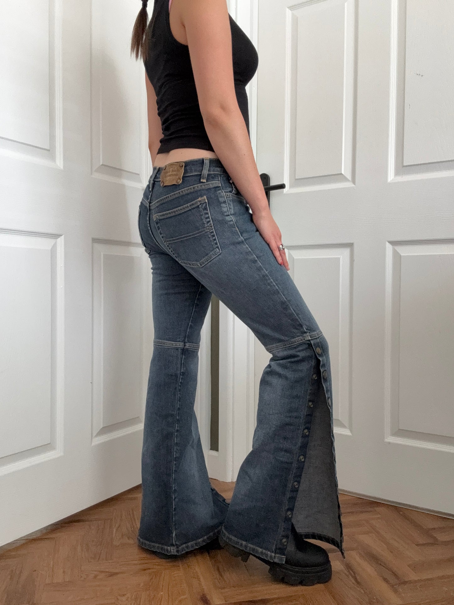 Polo Jeans Ralph Lauren Flared Popper Jeans