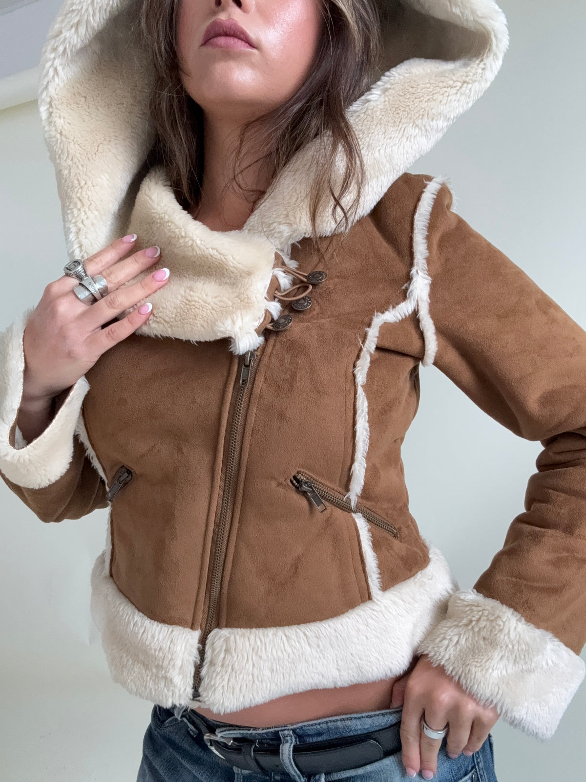 Morgan De Toi Faux Fur Jacket (S)