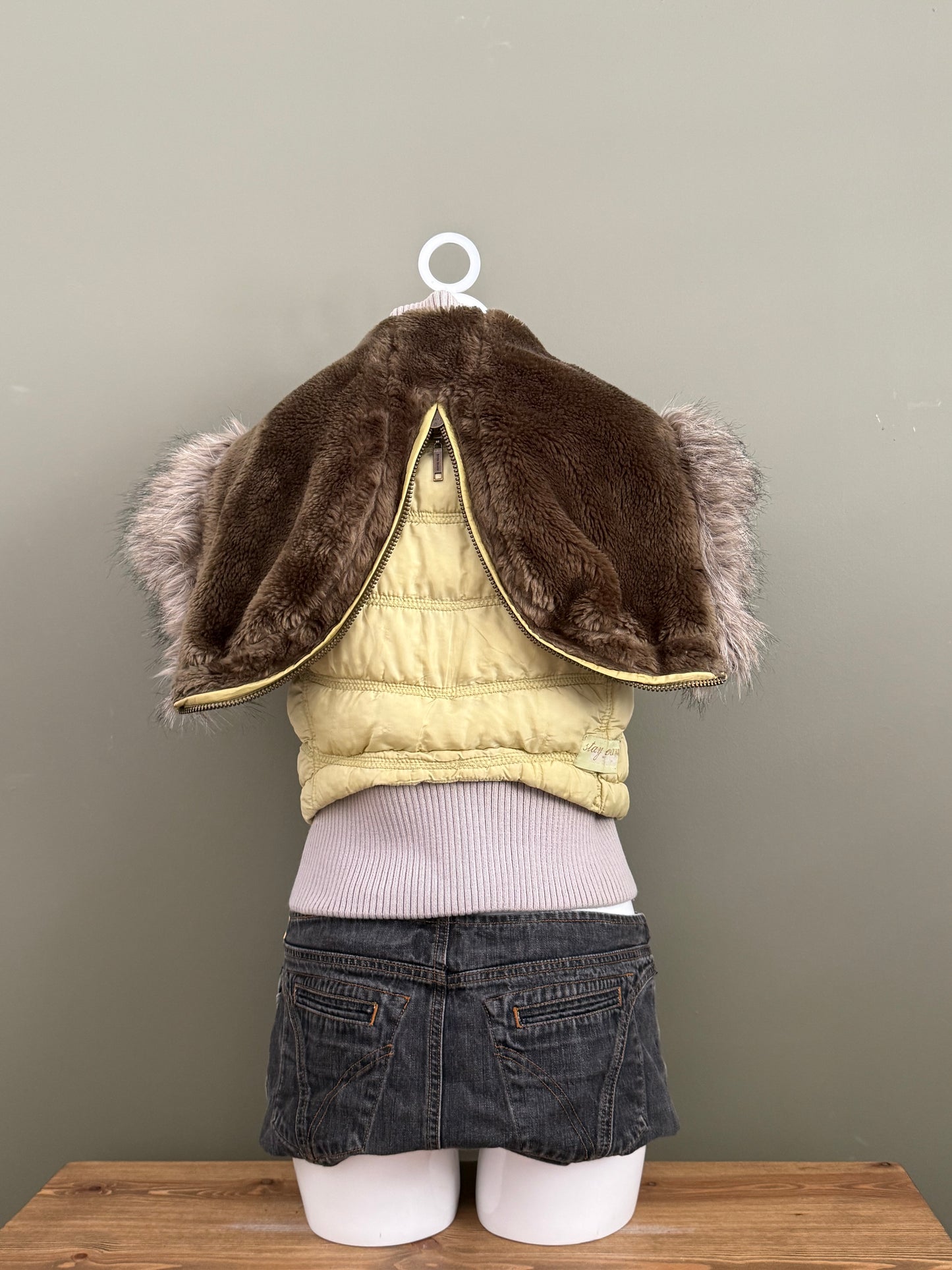 Y2K Lime Green Gilet (UK10)