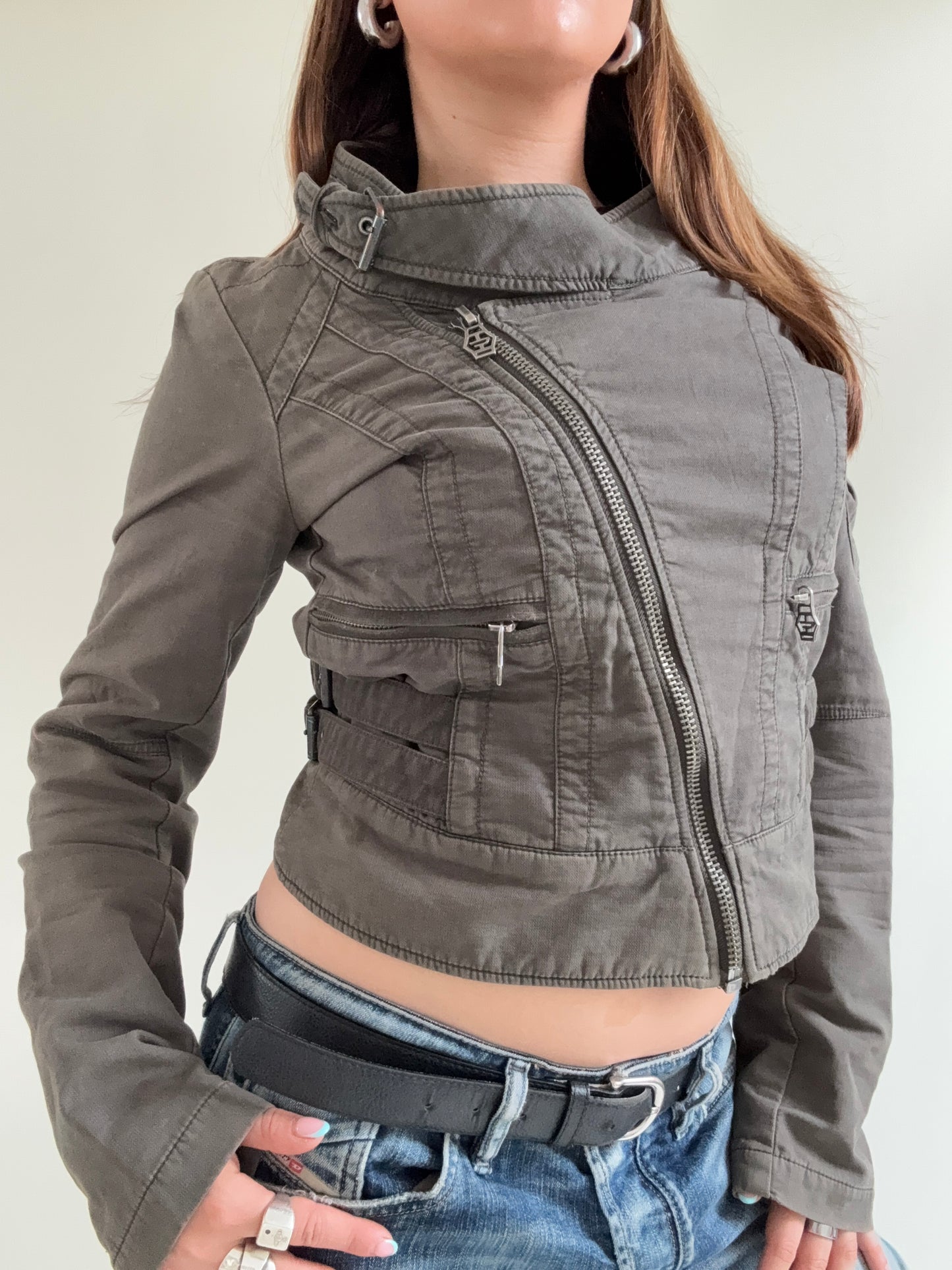 Diesel Cropped Utility Jacket (M)