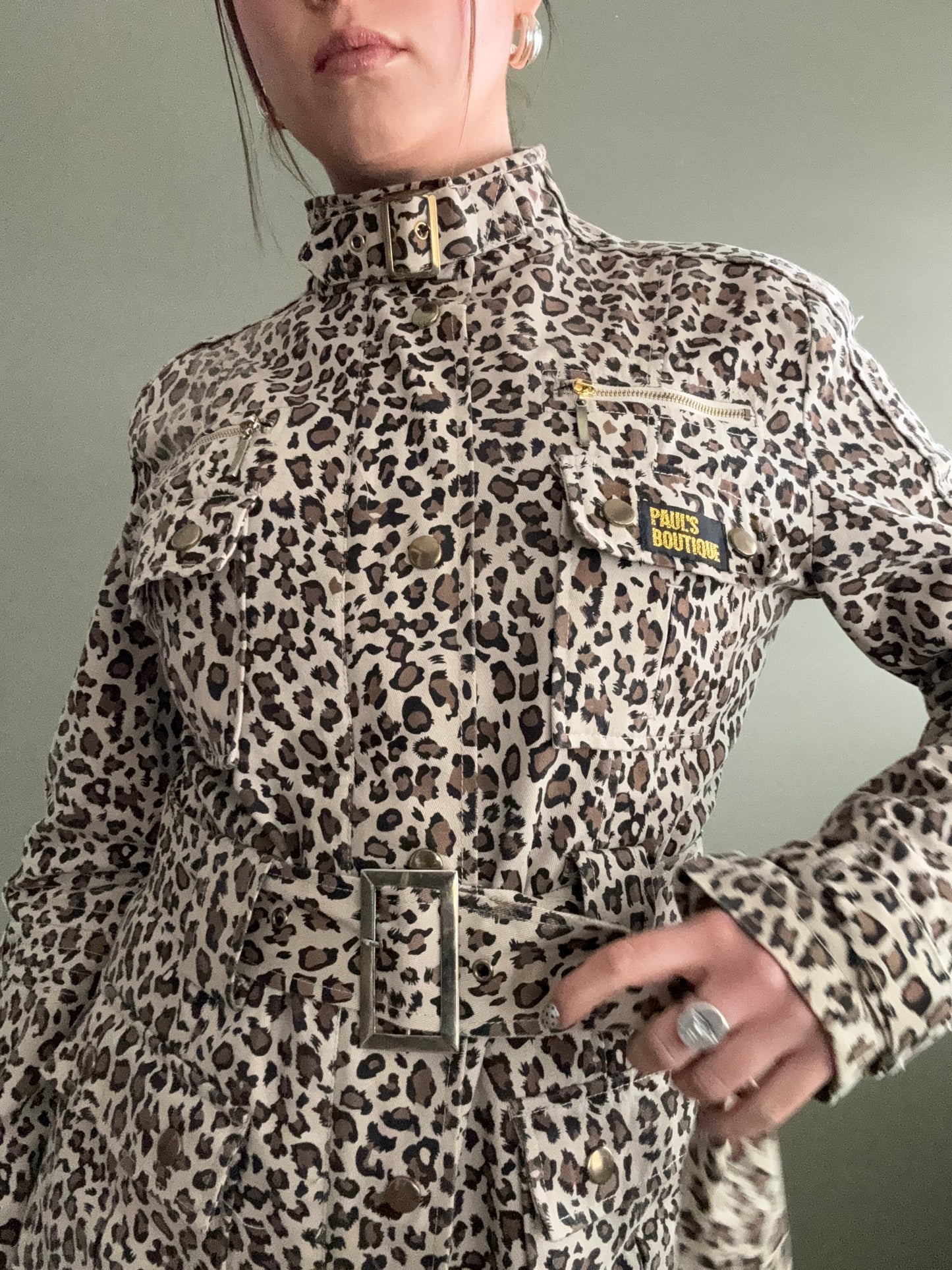 Paul’s Boutique Leopard Jacket (M)