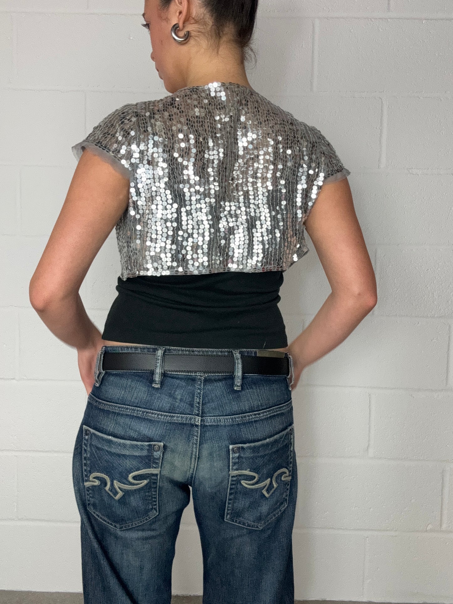 Y2K Sequin Bolero