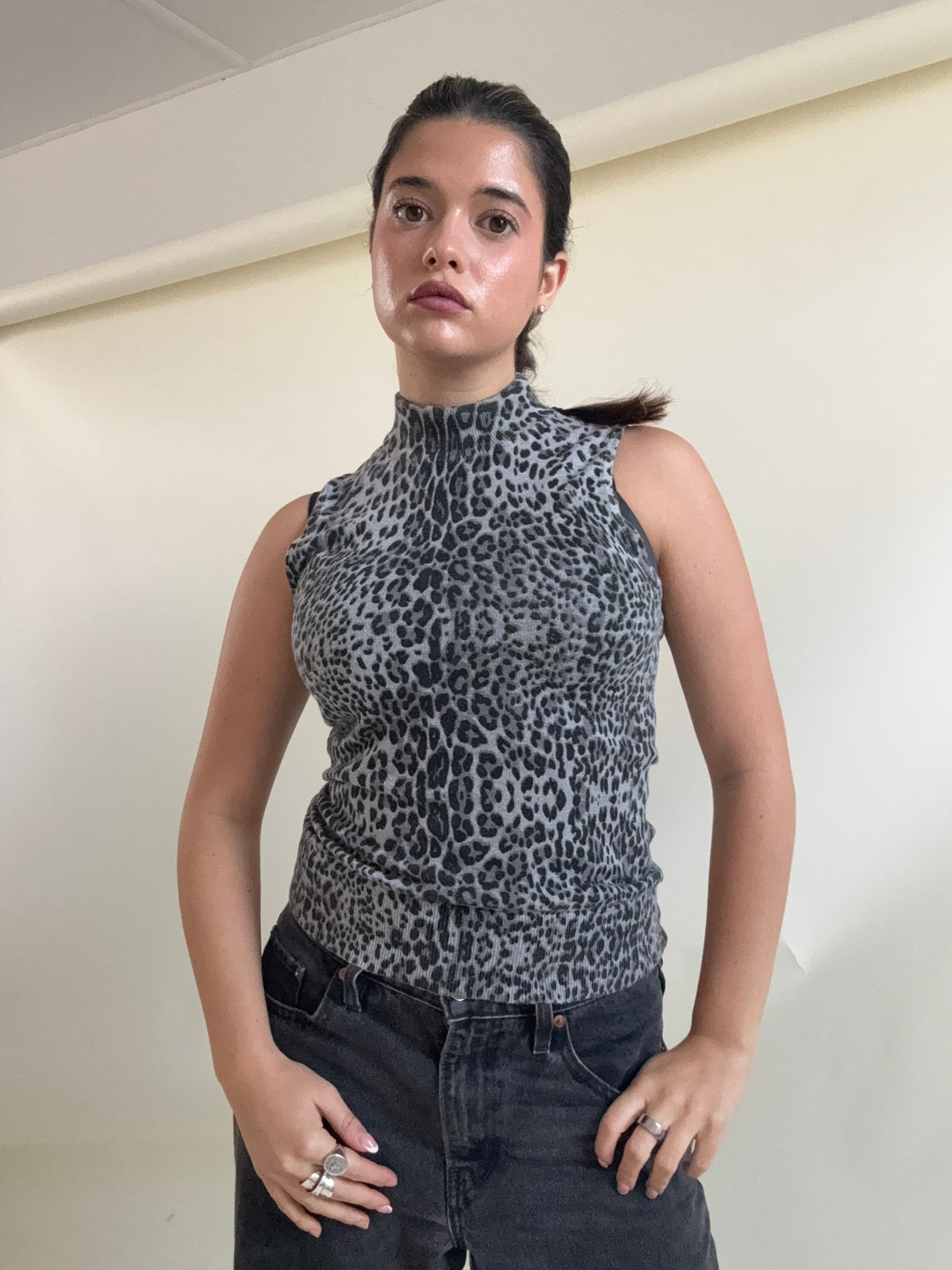 Karen Millen Leopard Top (XS)