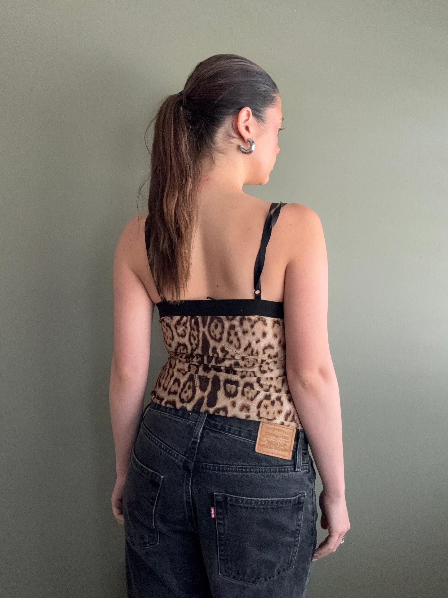Roberto Cavalli Leopard Cami (S)