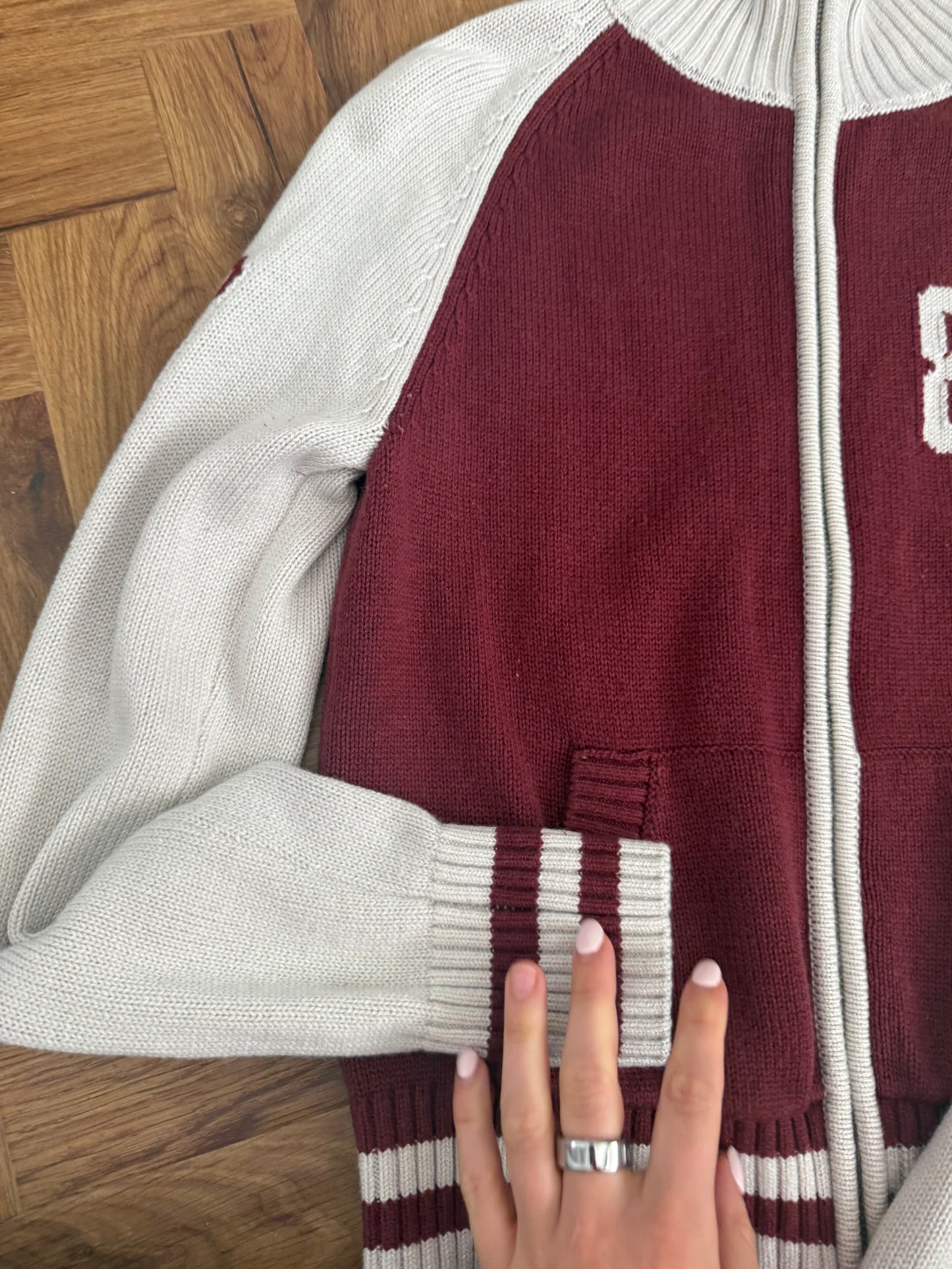 Guess Knit Zip Jumper (M)