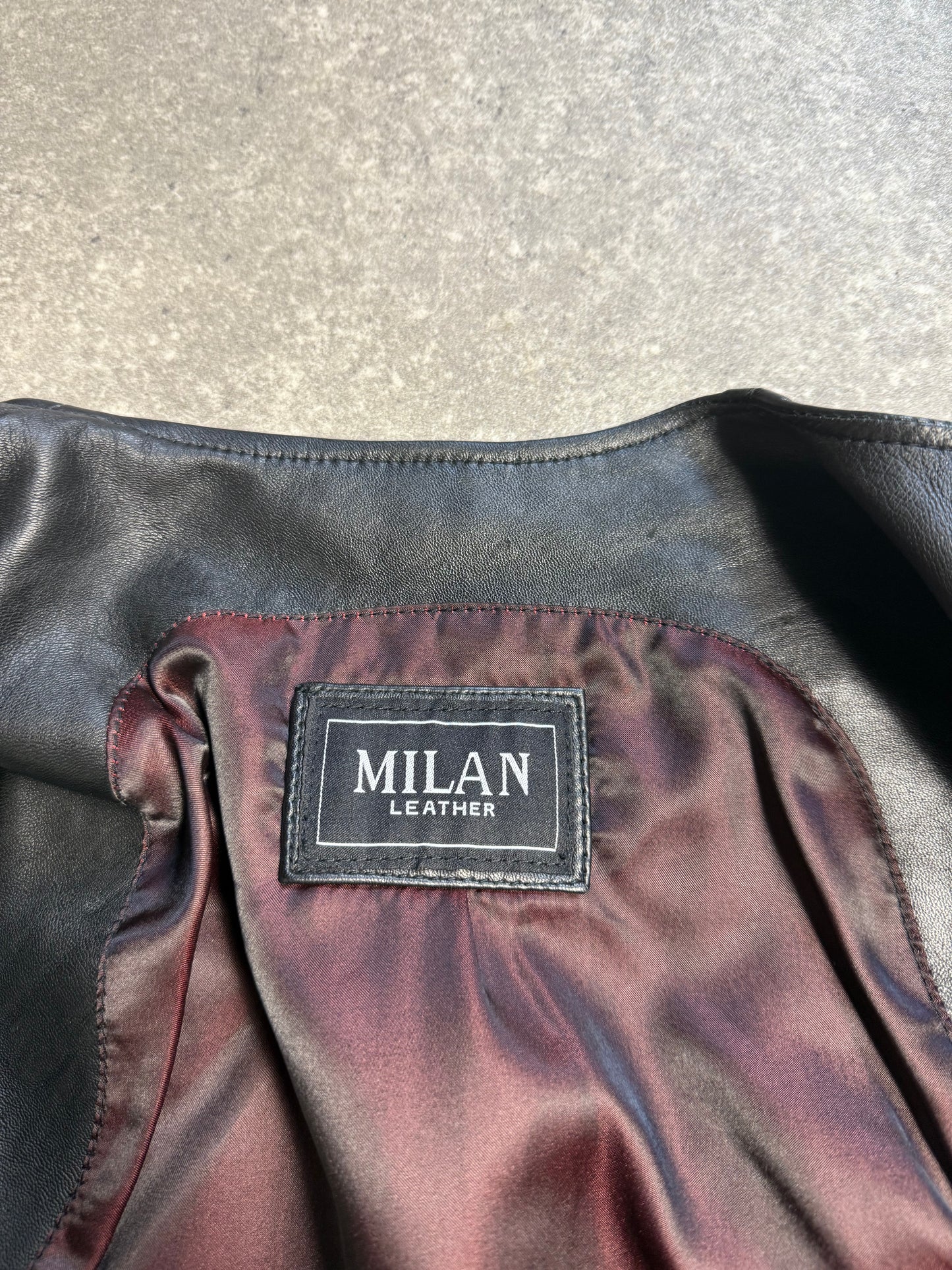 Leather Waistcoat (UK10)