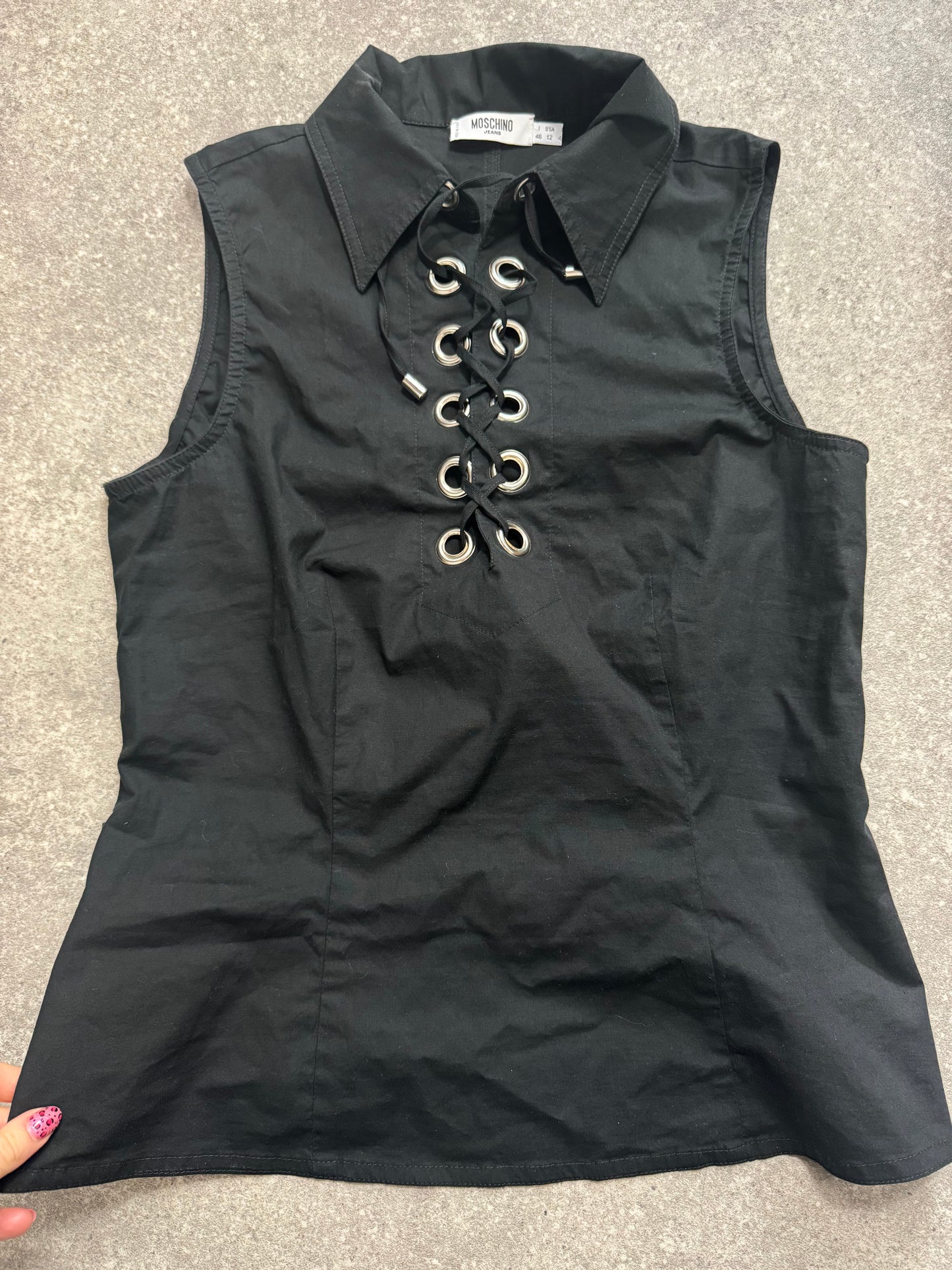 Moschino Tie Top (UK16)