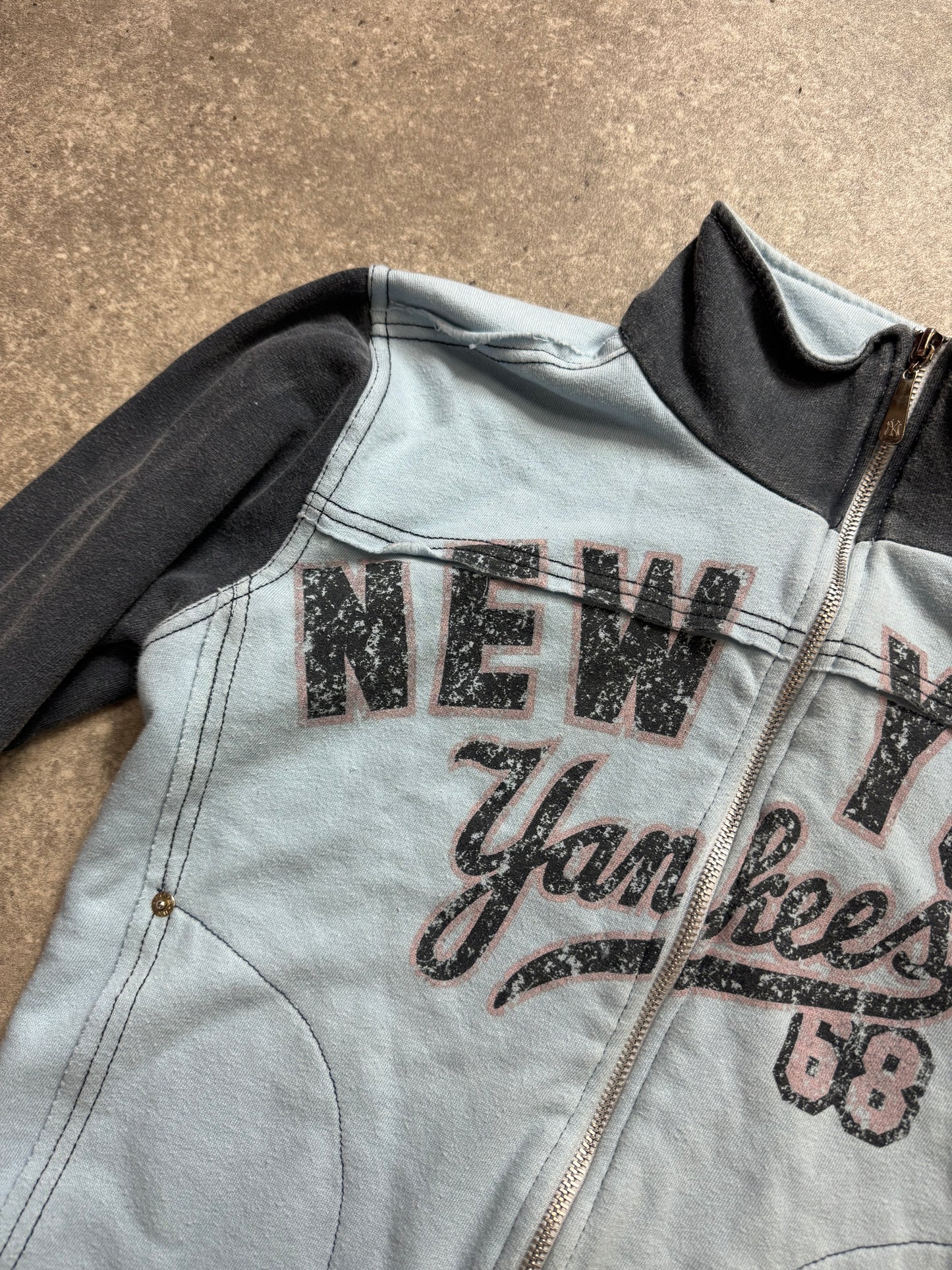 NY Yankees Zipper Jumper (UK14)