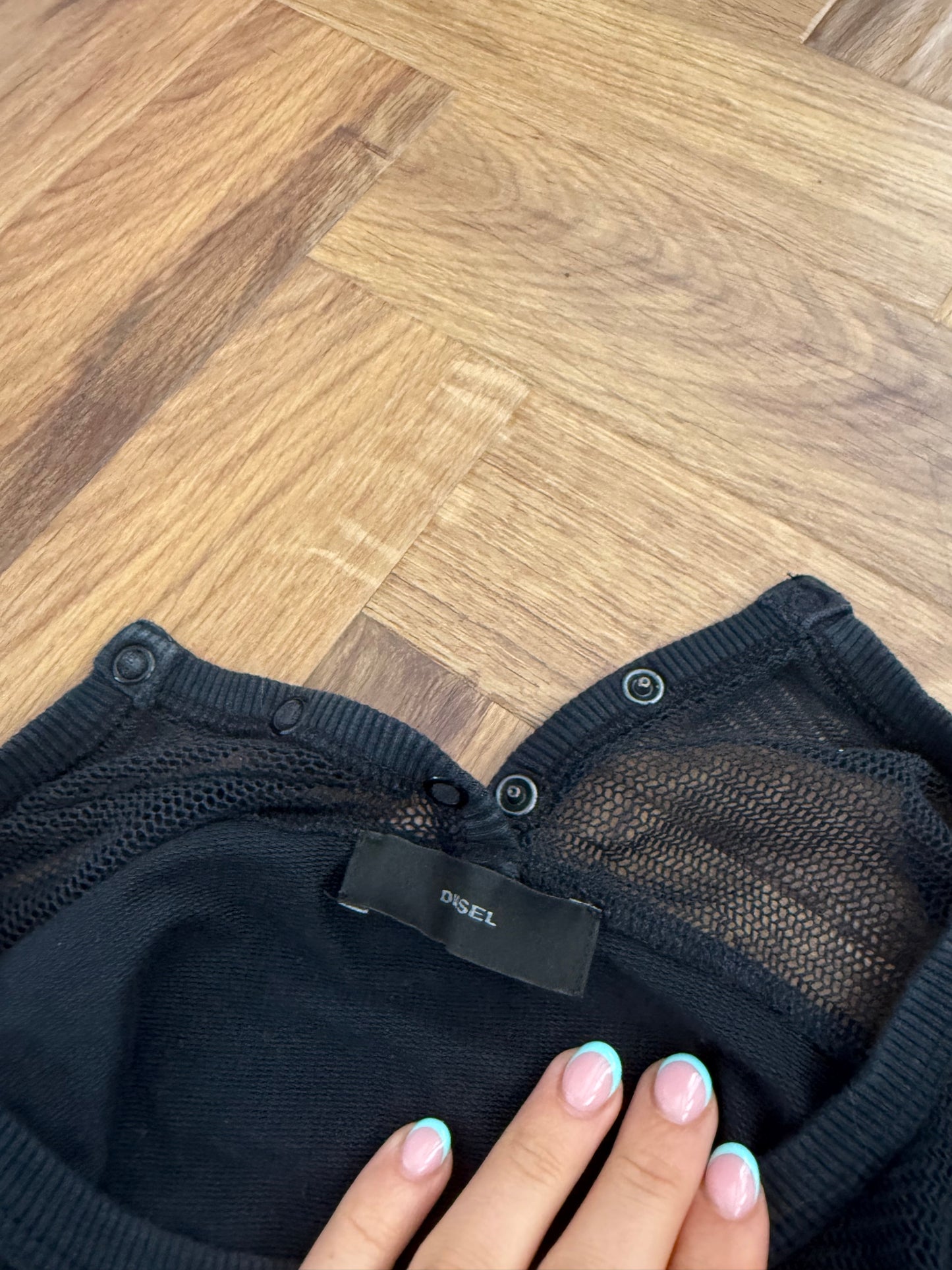 Diesel Longsleeve Mesh Top (S)
