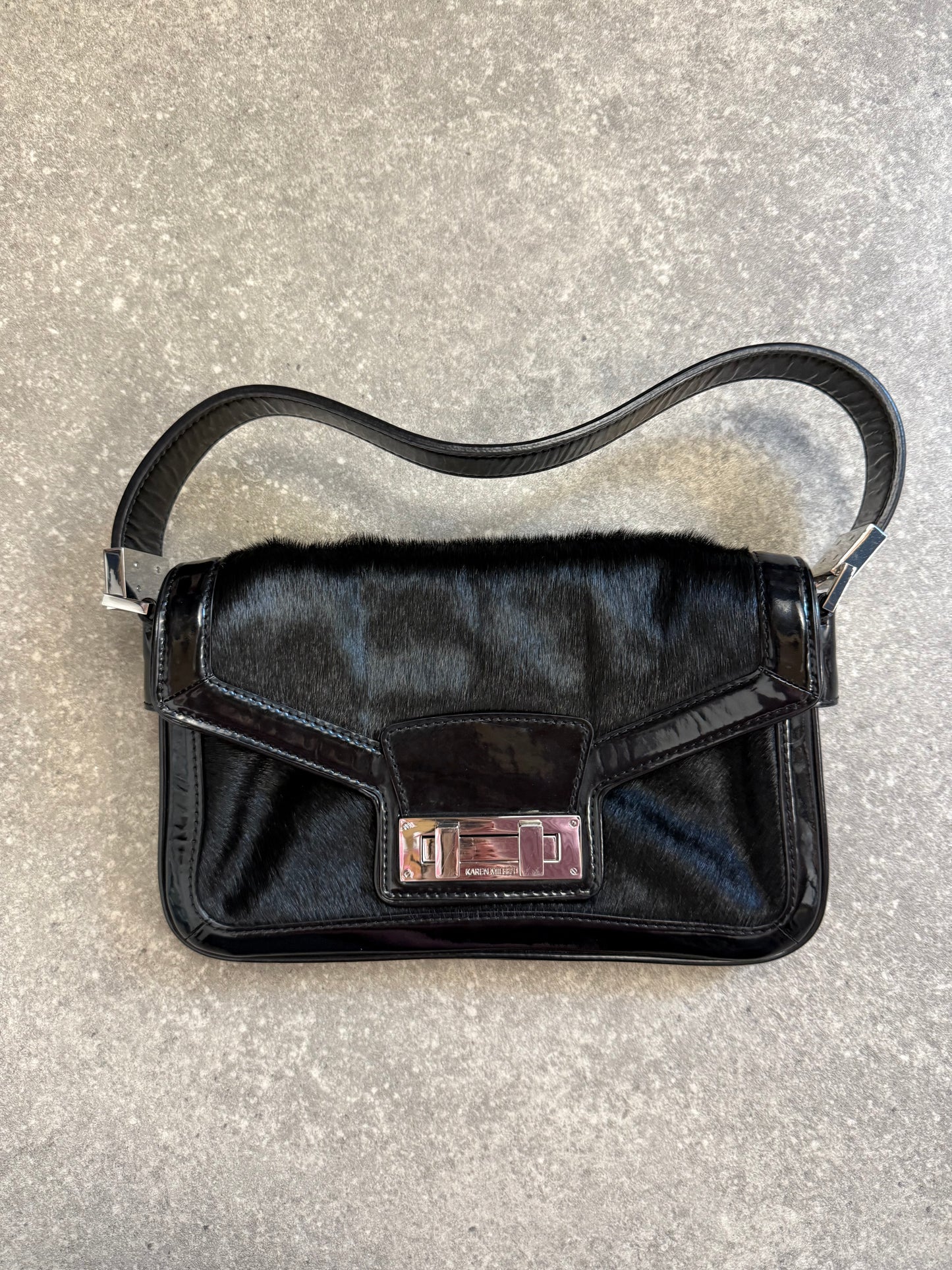 Karen Millen Leather Shoulder Bag
