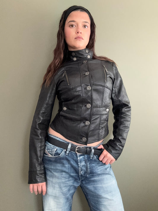 Leather Corset Jacket (UK10)