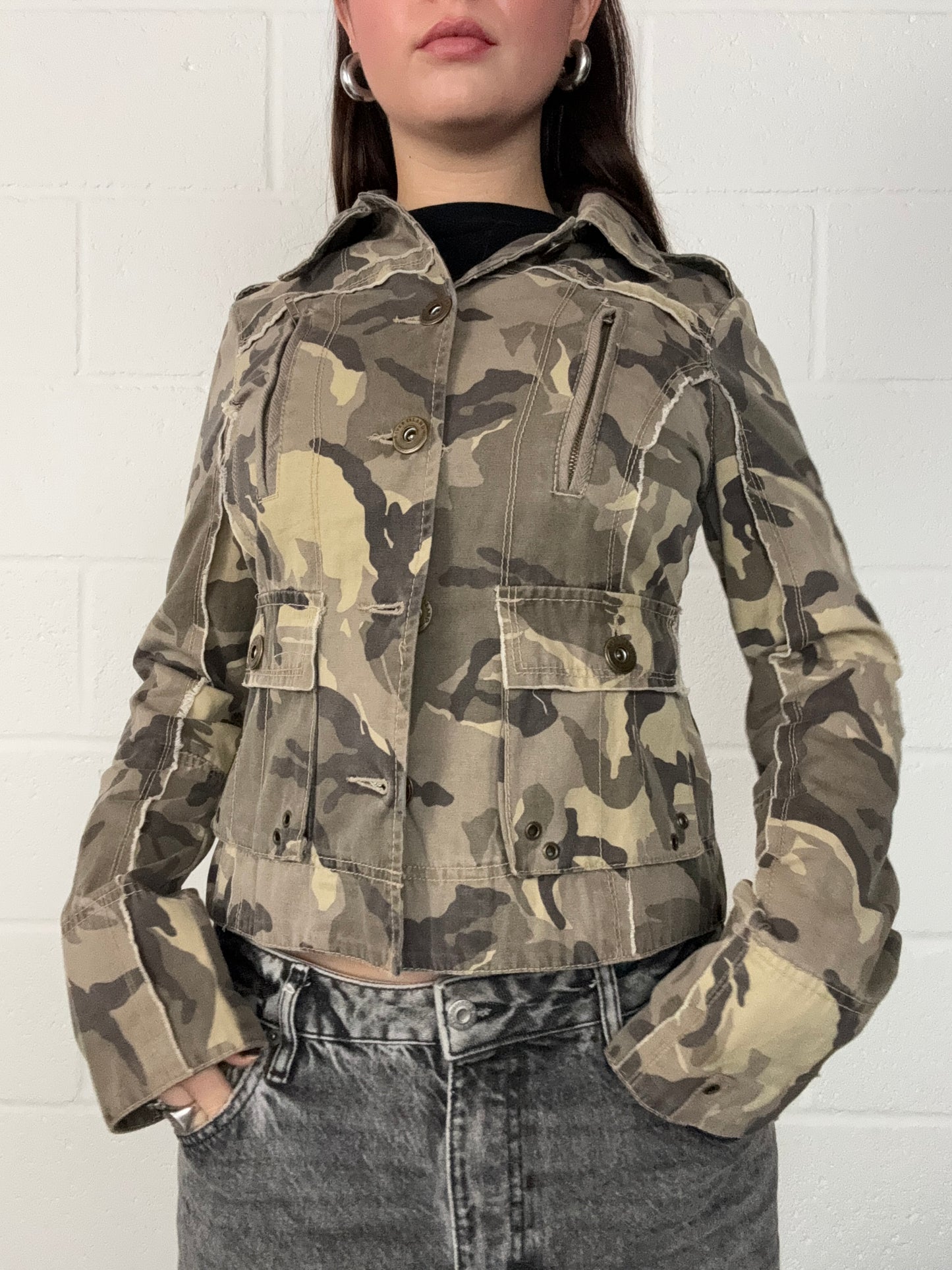 Camo Y2K Jacket (UK10)