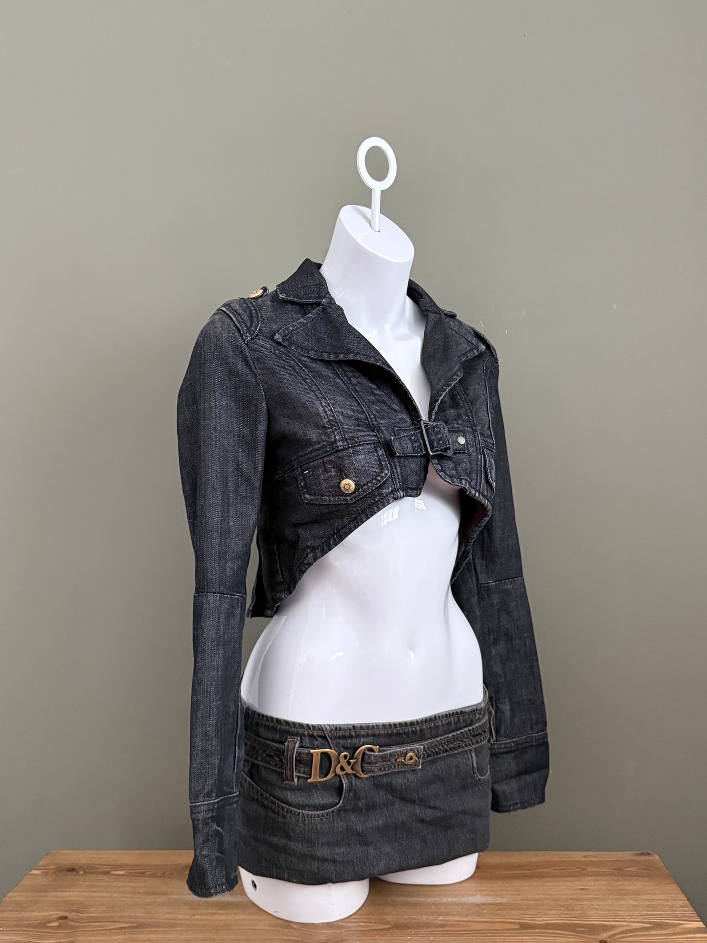 Tommy Hilfiger Cropped Denim Jacket (S)