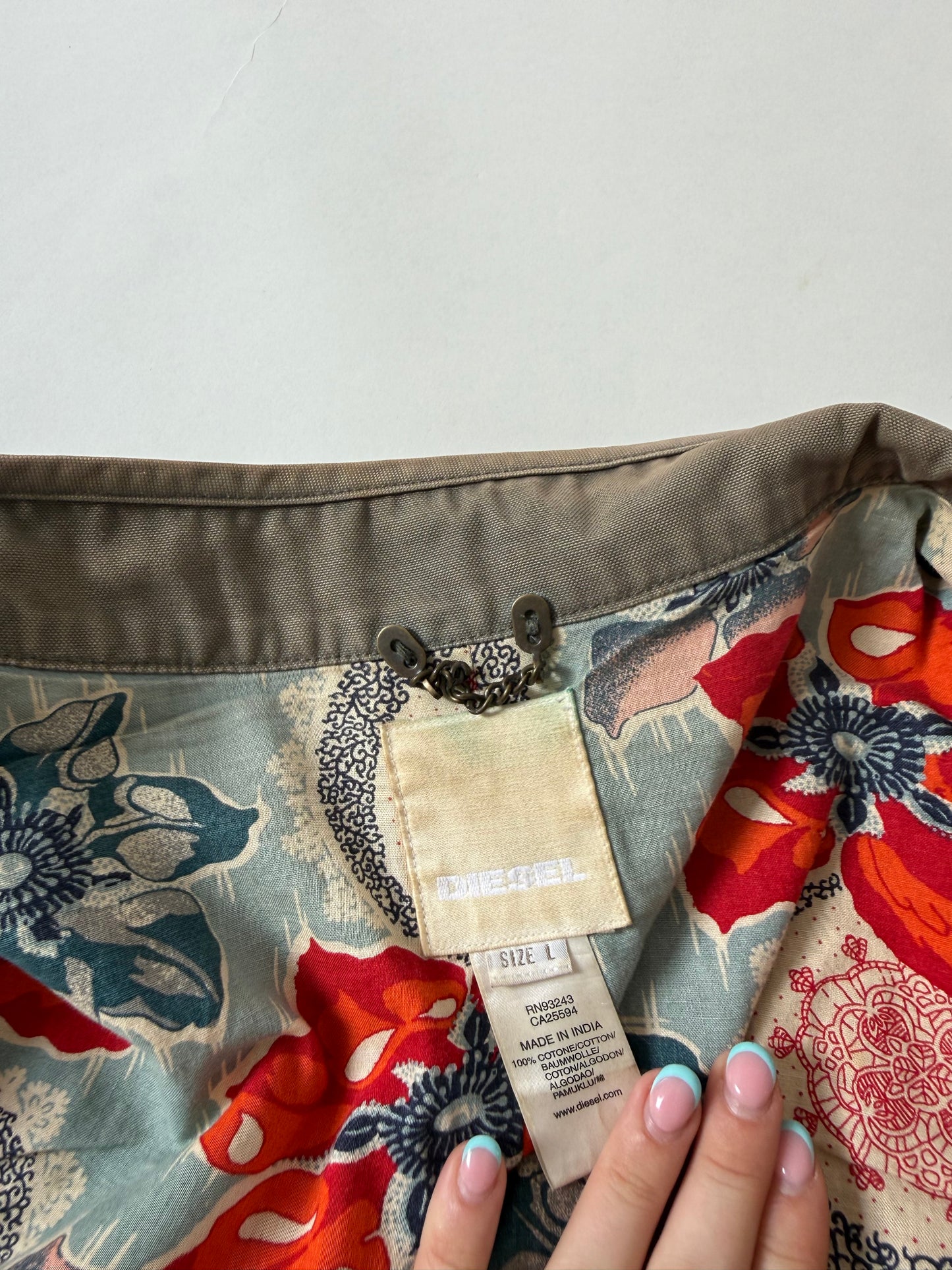 Diesel Fitted Military Style Jacket (L)