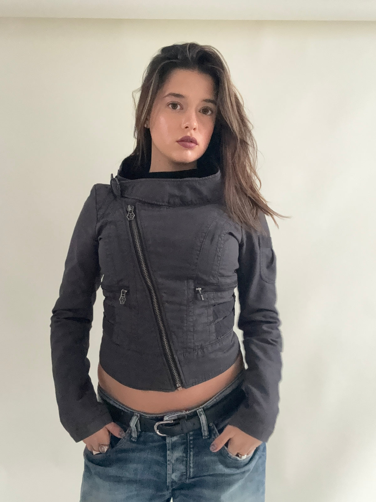Diesel Cropped Utility Jacket (S)