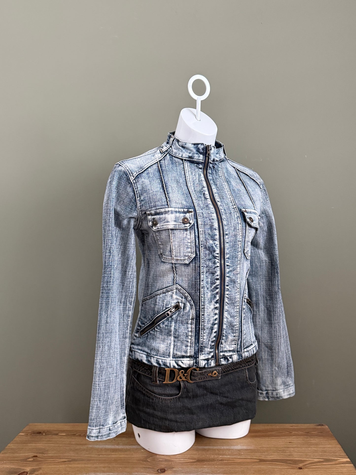 Denim Y2K Jacket (UK10)