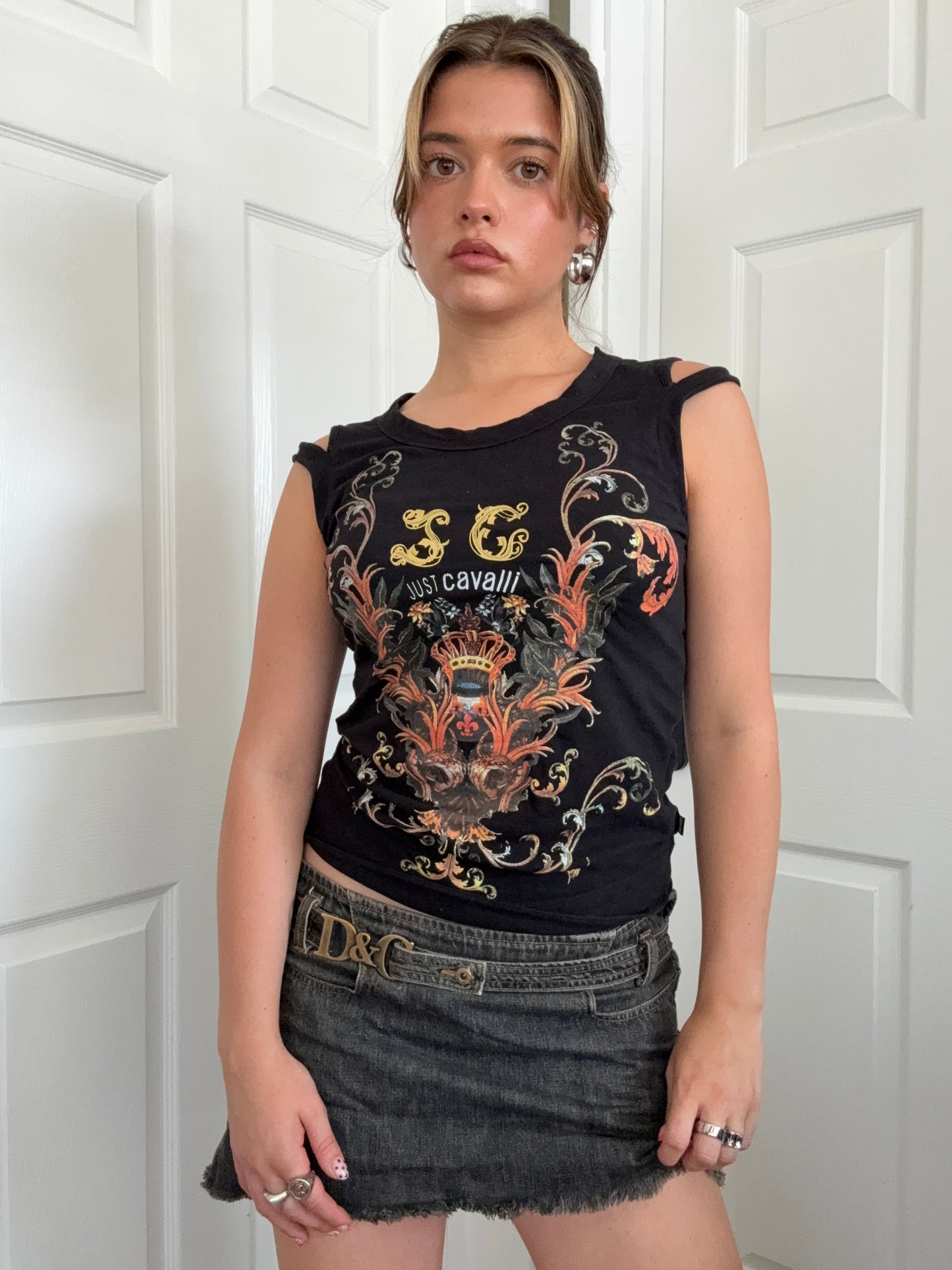 Cavalli Vest Top (S)