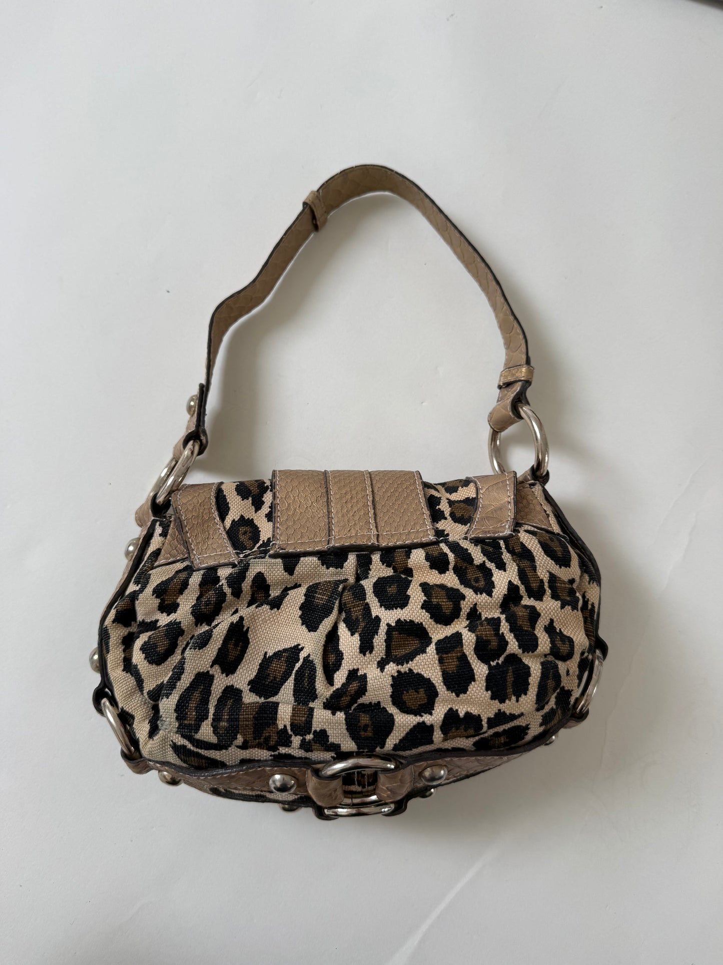 Guess Leopard Print Shoulder Bag