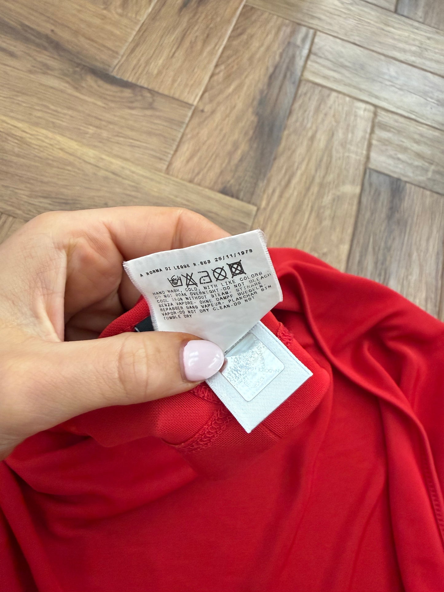 Dolce & Gabbana Red Mesh Longsleeve Top (S)