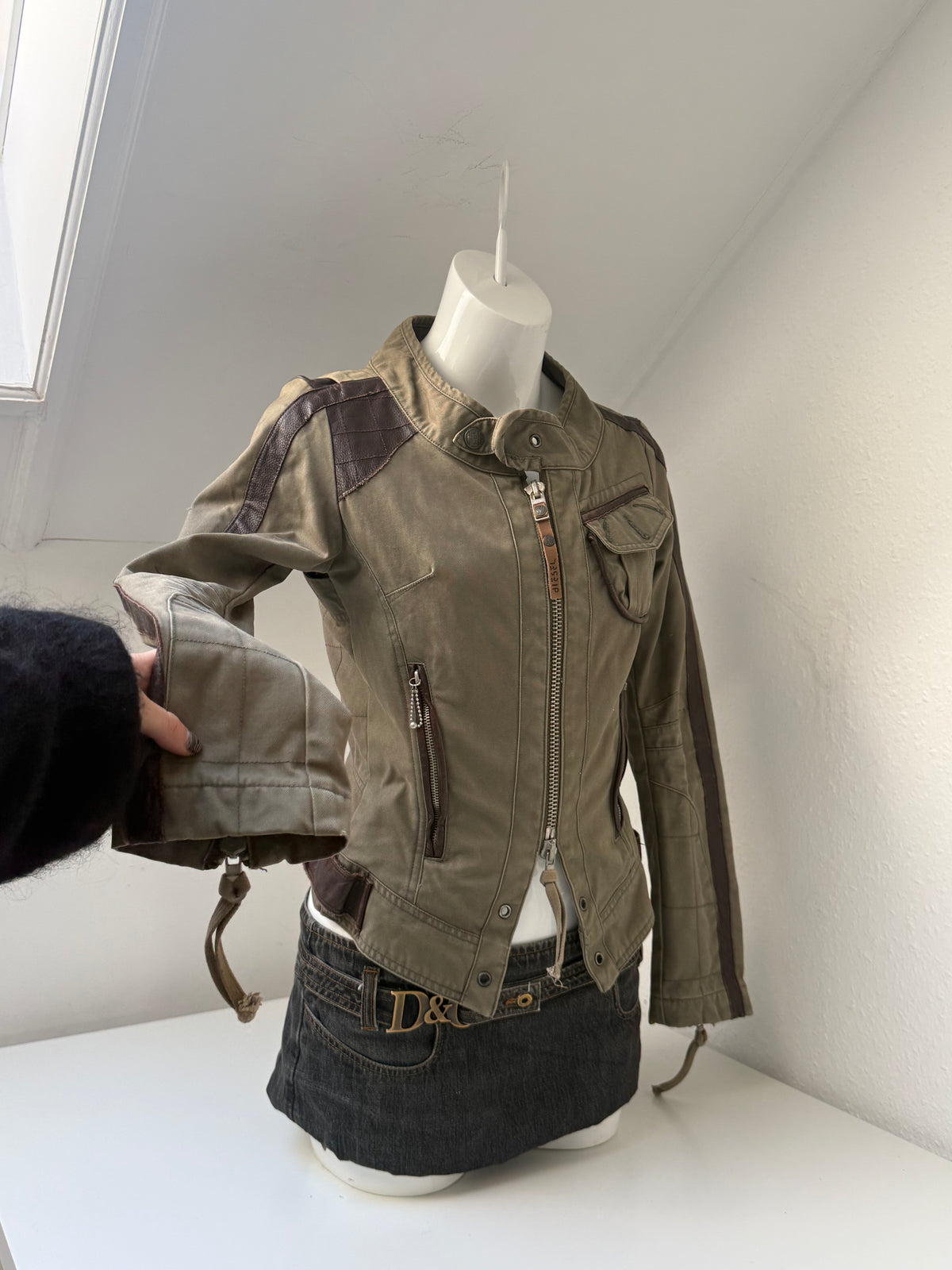 Vintage Diesel Fitted Utility Jacket (S)
