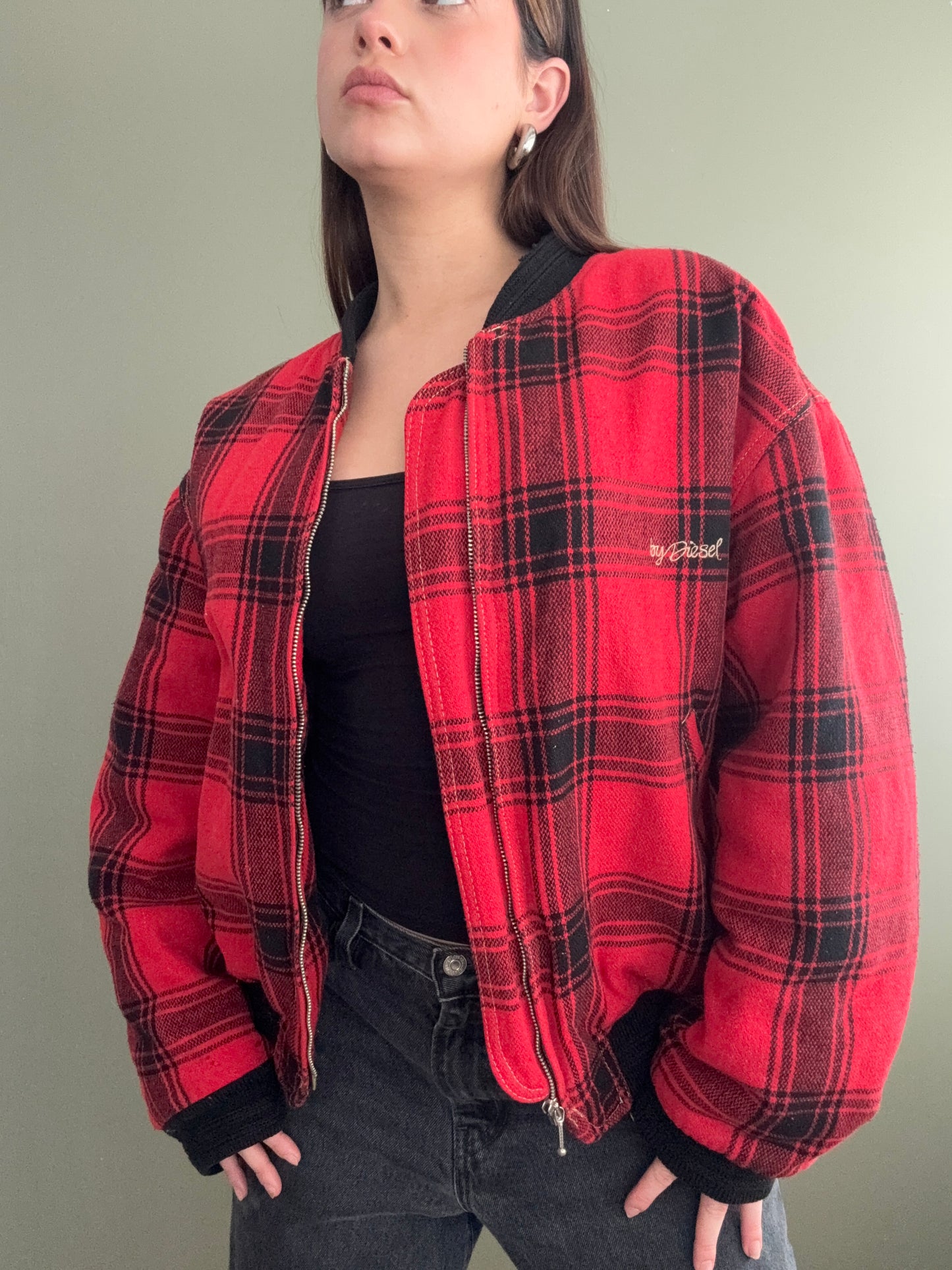 Diesel Tartan Workwear Jacket (M)