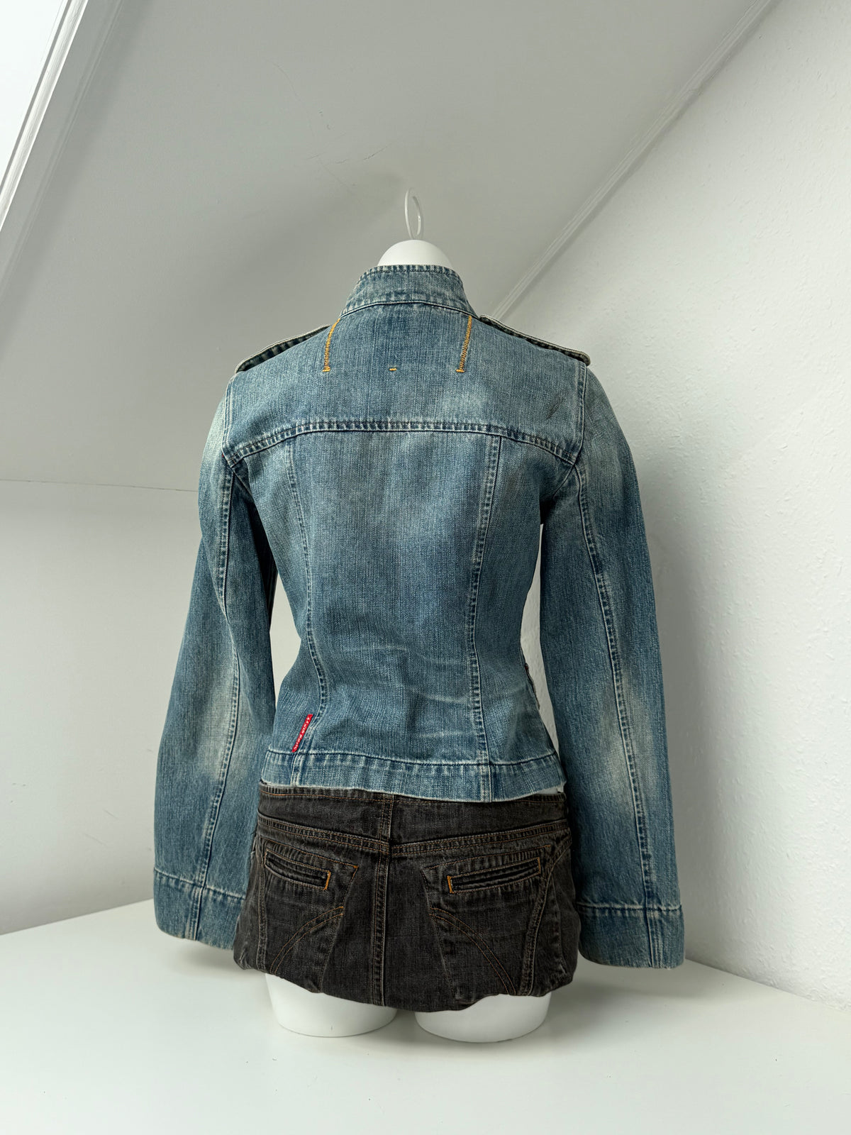 Miss Sixty Denim Military Jacket (M)