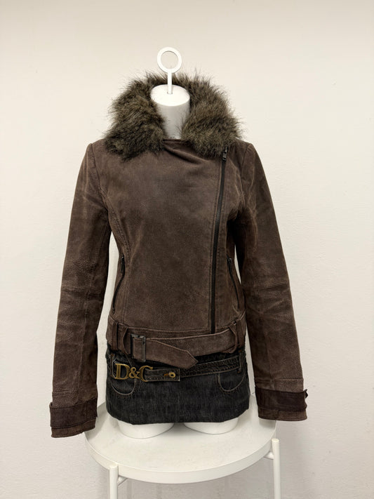 Jane Norman Suede Jacket (UK14)