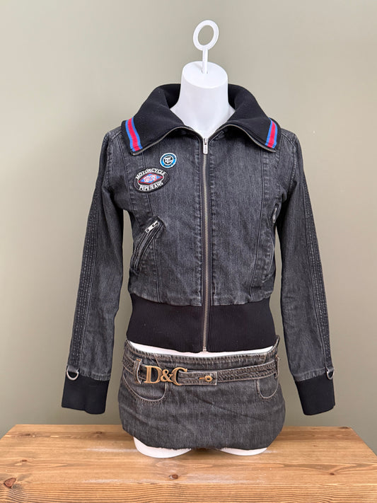 Pepe Jeans Denim Bomber Jacket (M)