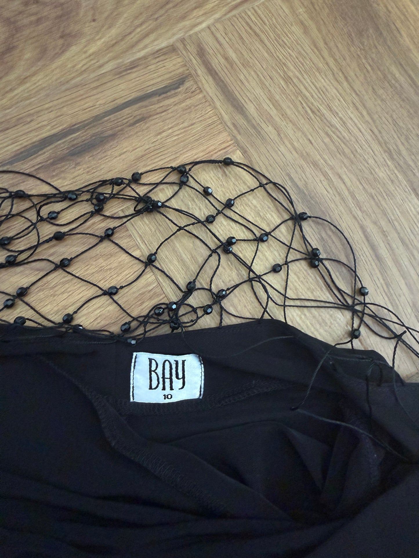 Backless Beaded Cami Top (UK10)