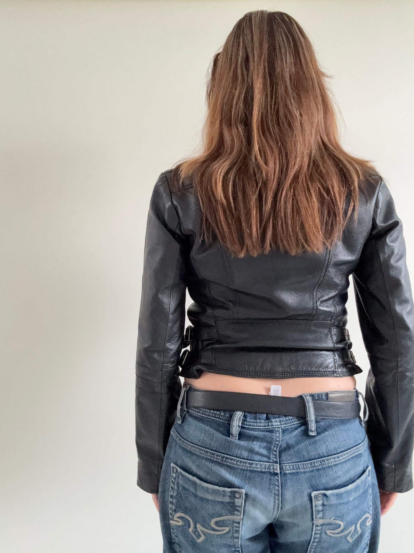 Leather Buckle Jacket (UK8)