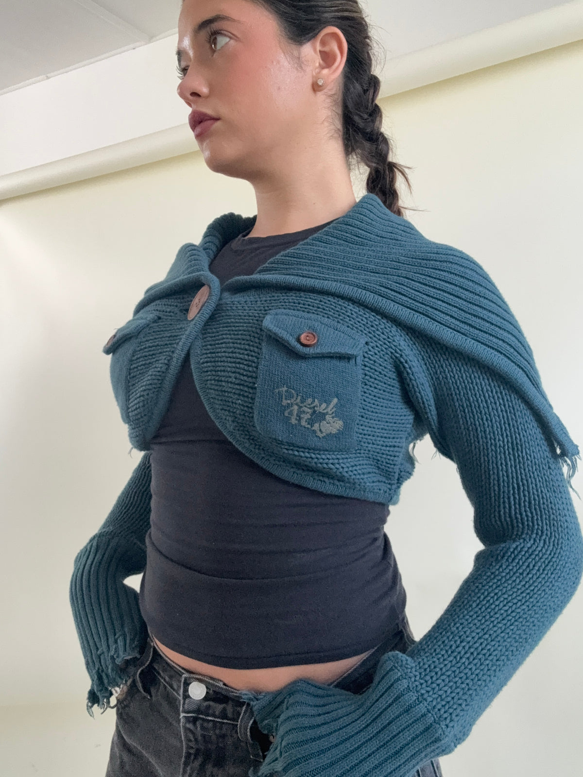Diesel Knit Crop Jumper (S)