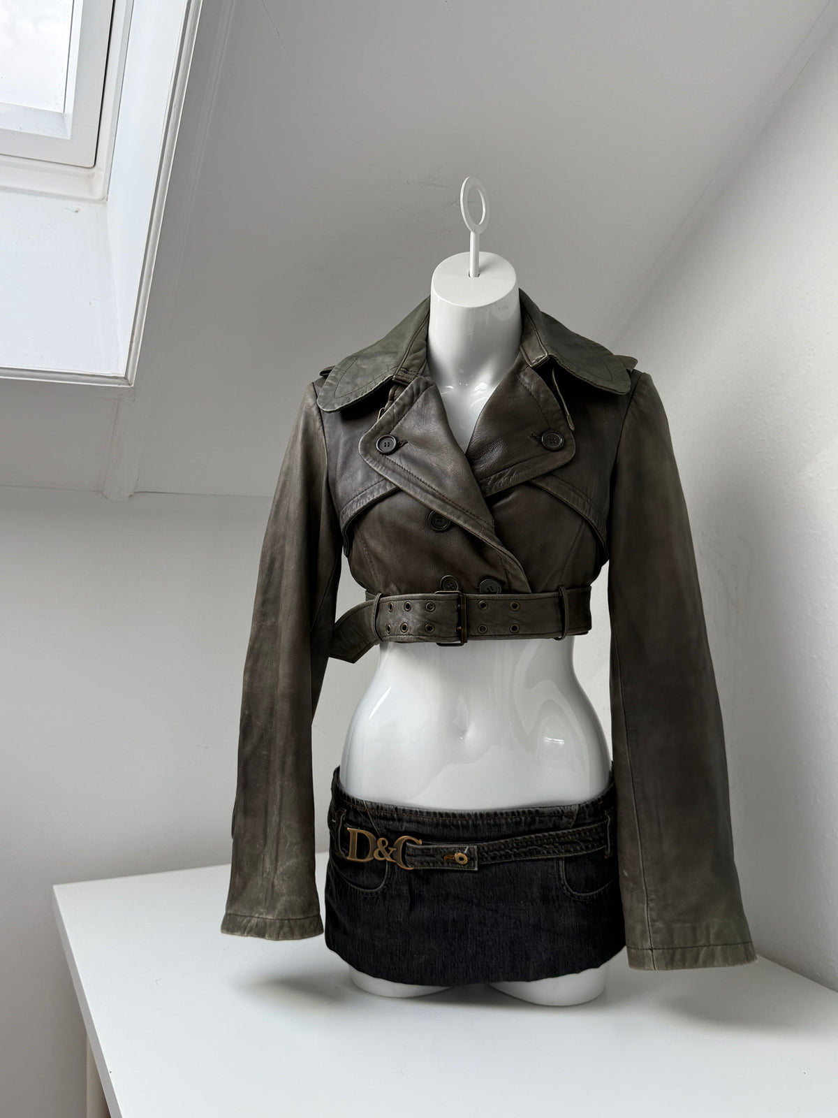 Allsaints 2 in 1 Leather Jacket (UK12)