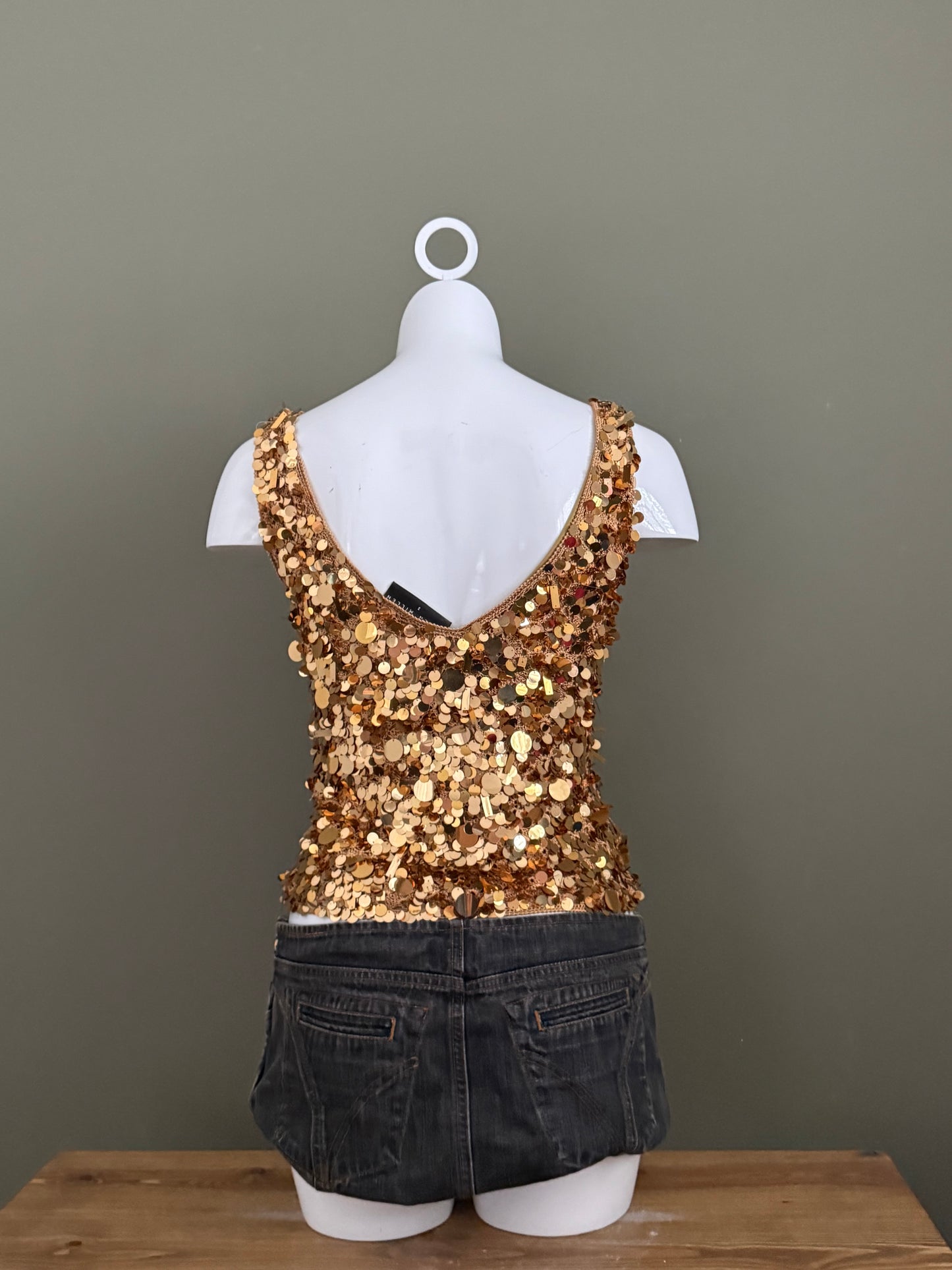Karen Millen Sequin Sparkle Top (M)