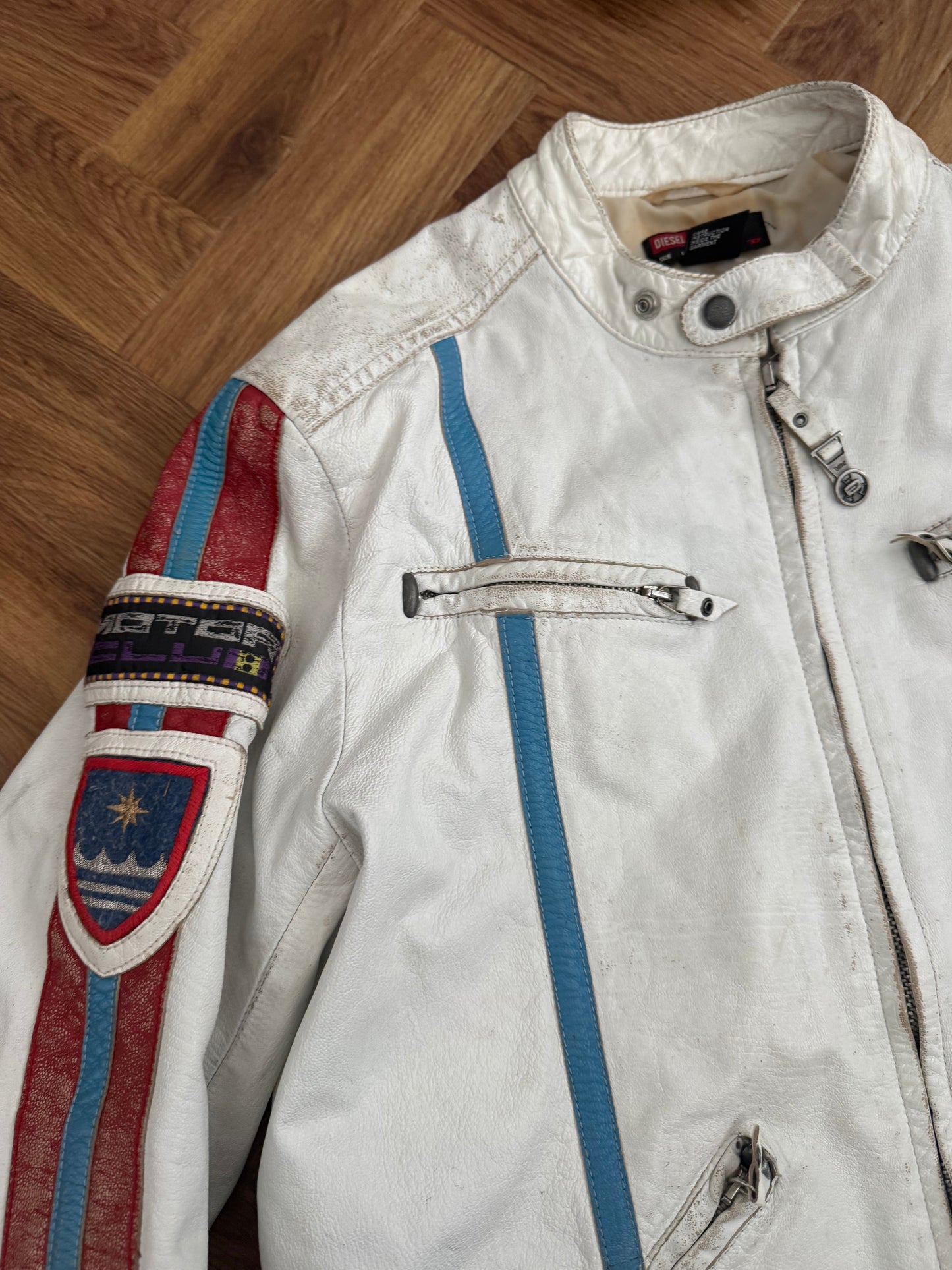 Diesel Leather Biker Jacket (M)