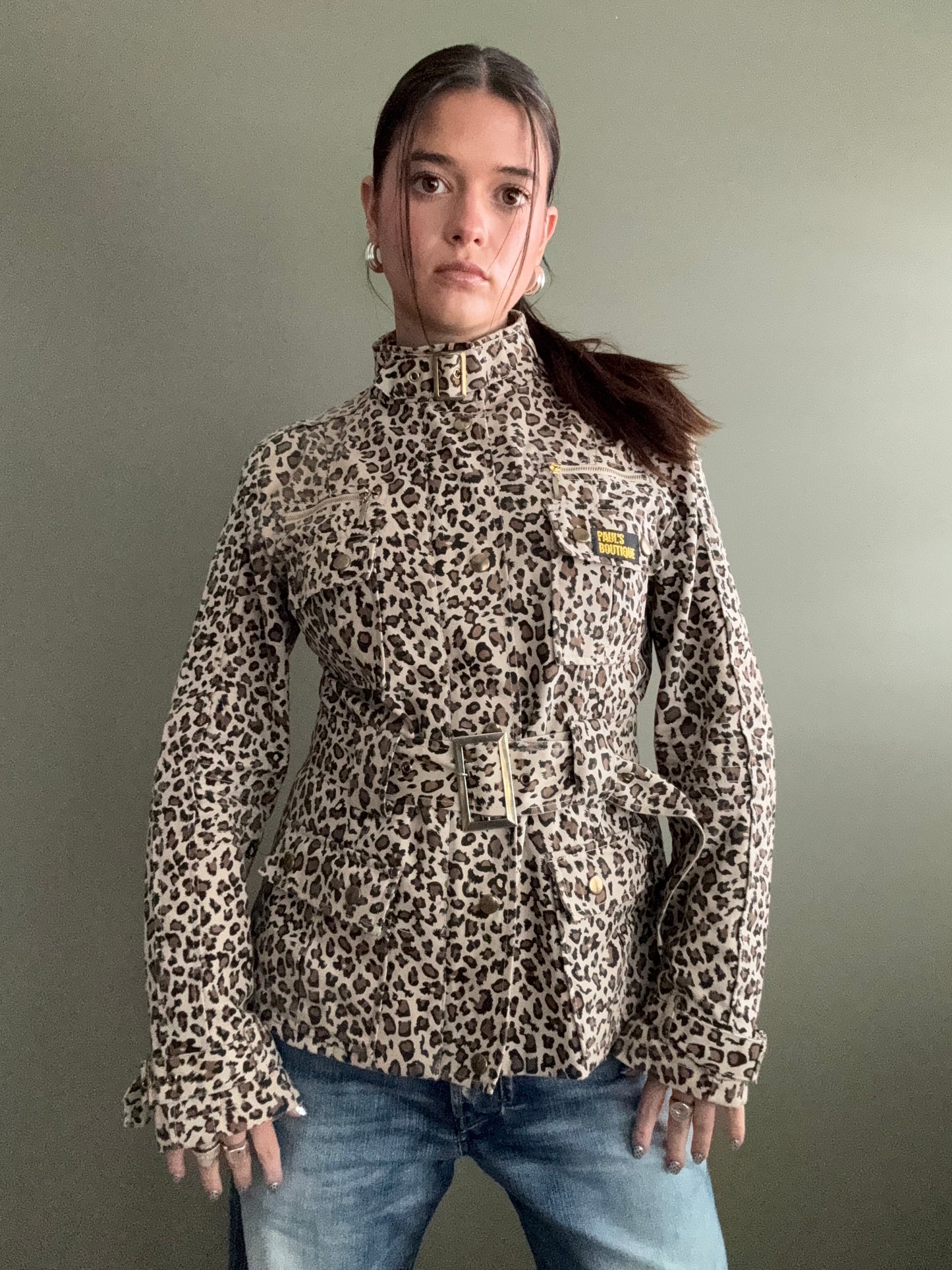 Paul’s Boutique Leopard Jacket (M)