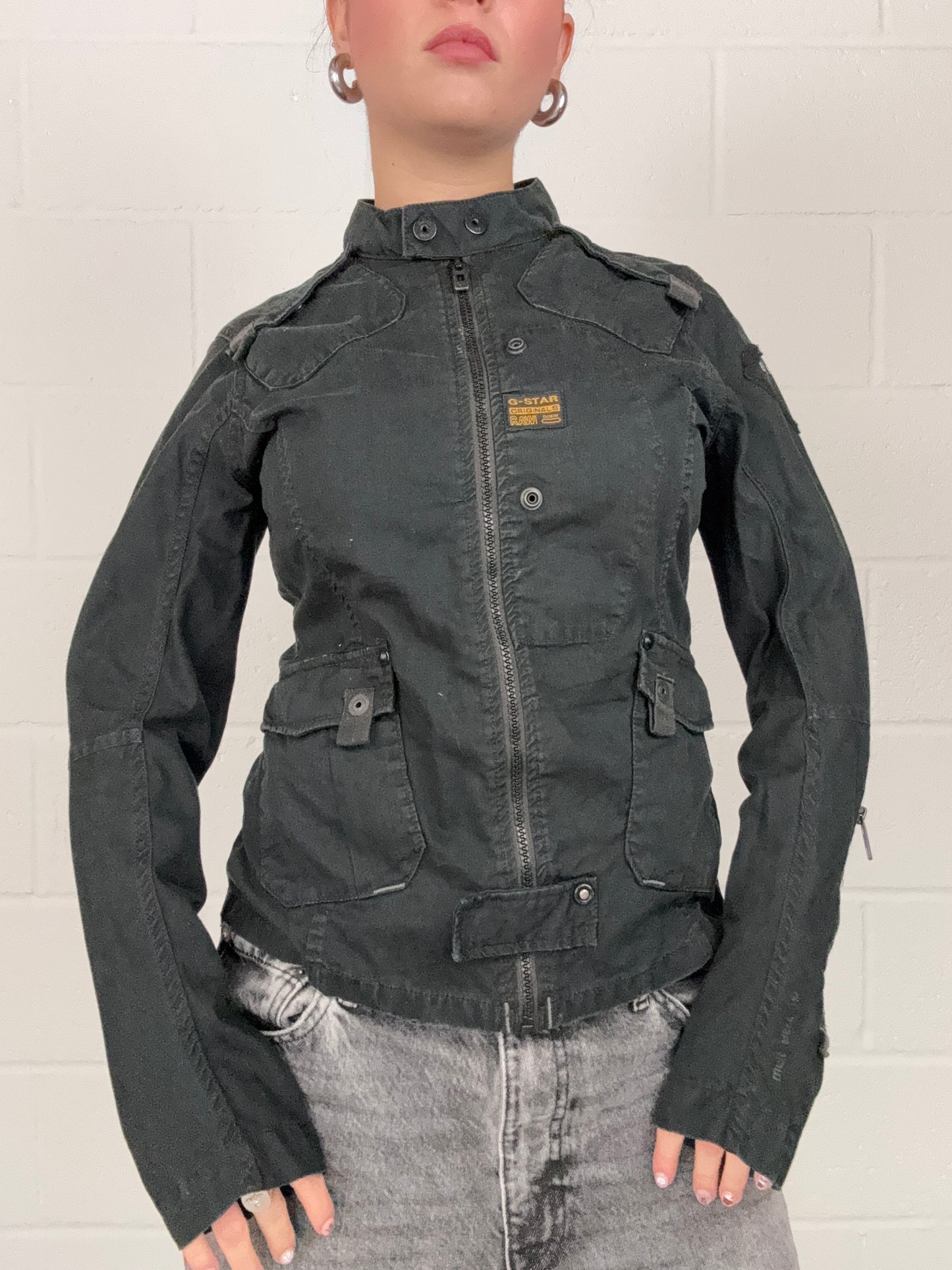 G-Star Fitted Biker Jacket (M)