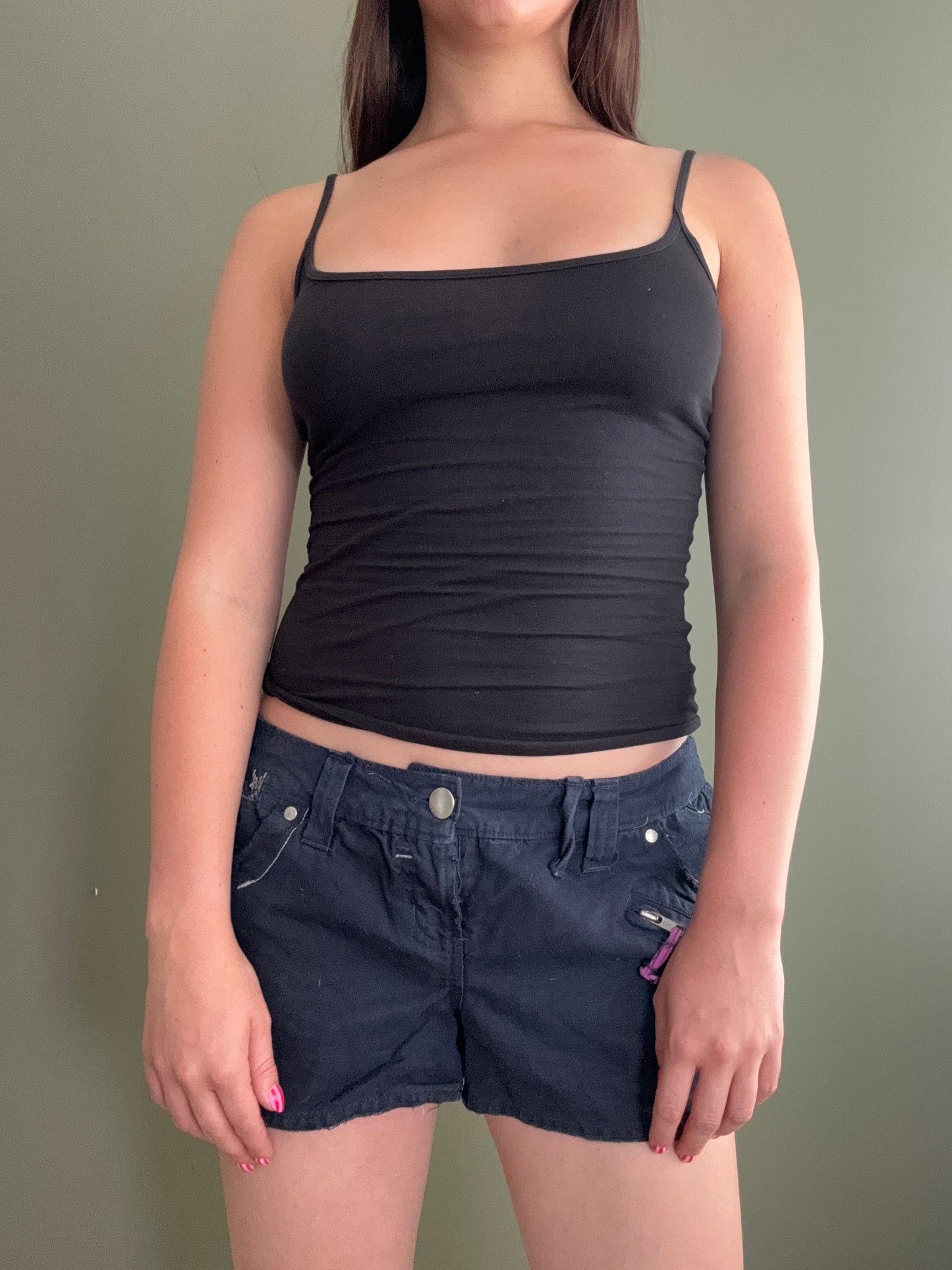 Navy Mini Shorts (UK10)